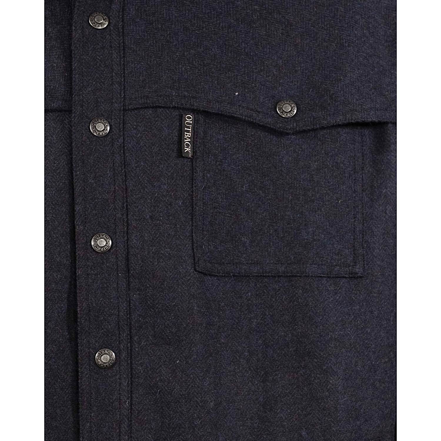 Outback Trading Mens Harrison Jacket Navy - Image 4