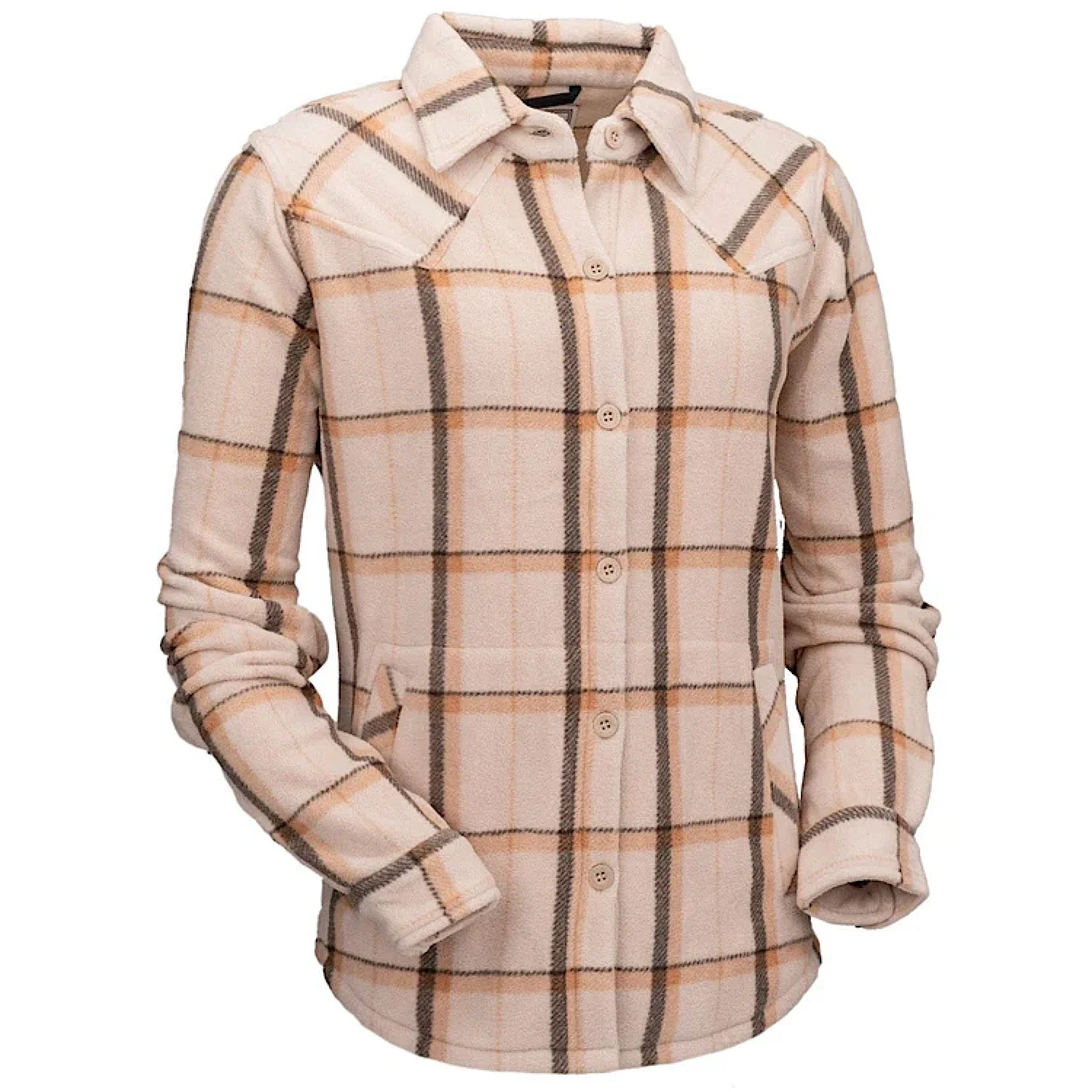 Outback Trading Women's Avery Fleece Shirt - Tan