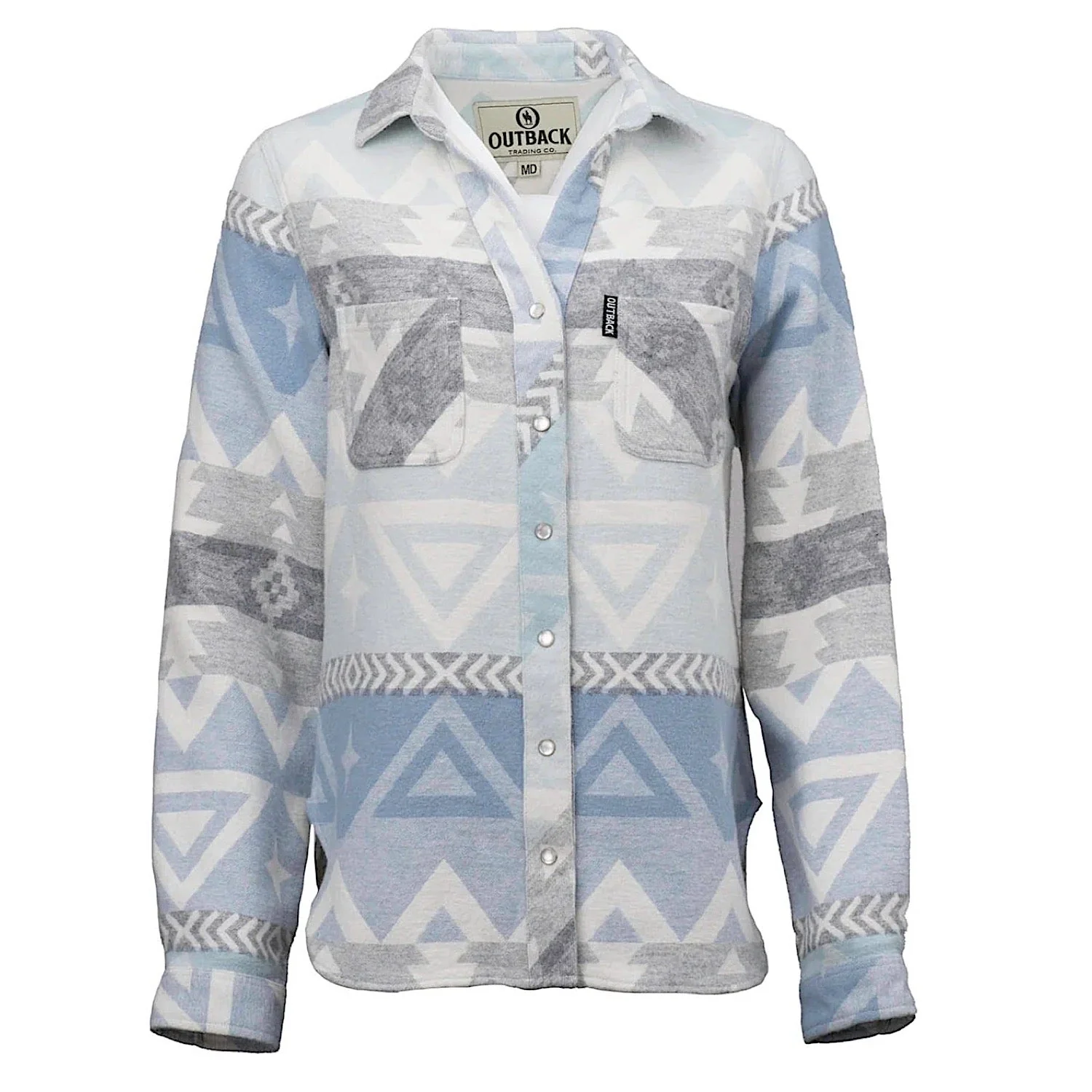 Outback Trading Women's Camille Shirt - Sky Blue