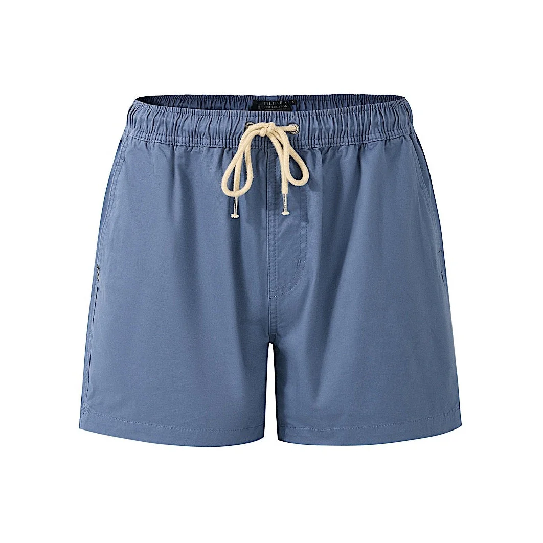 Pilbara Men's Cotton Stretch Walk Short - Bluesteel