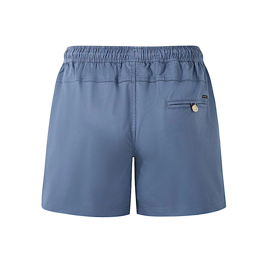 Pilbara Men's Cotton Stretch Walk Short - Bluesteel - Image 2
