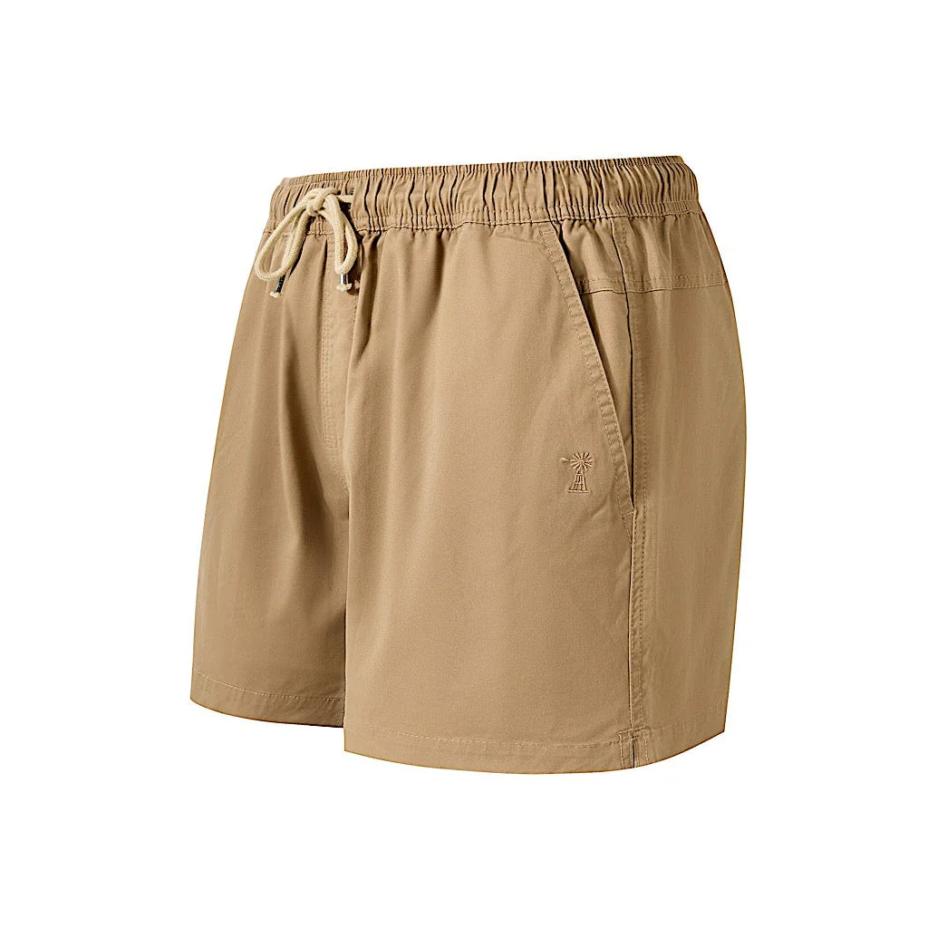 Pilbara Men's Cotton Stretch Walk Short - Caramel - Image 3