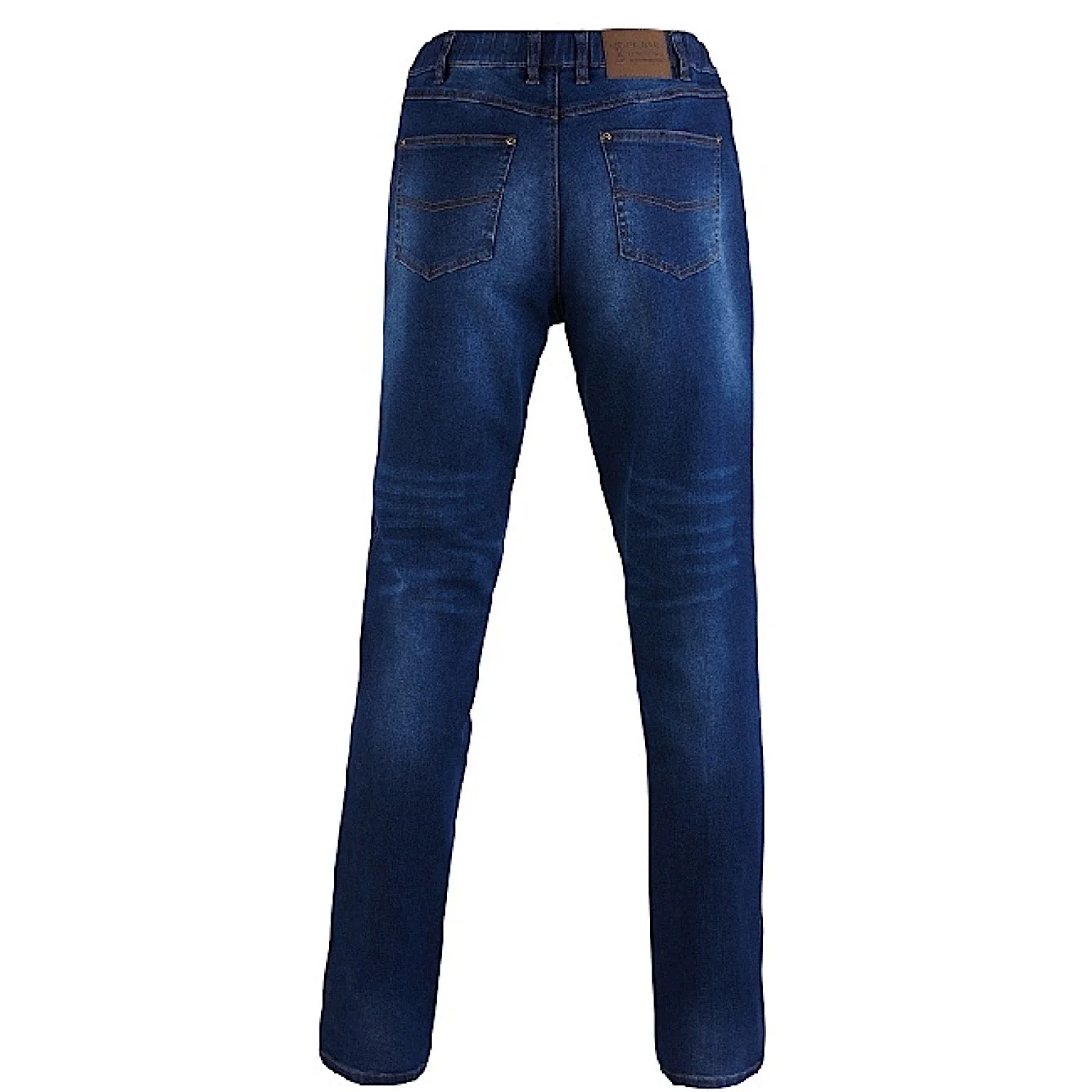 Pilbara Men's Denim Stretch Jeans - Distressed Blue - Image 2