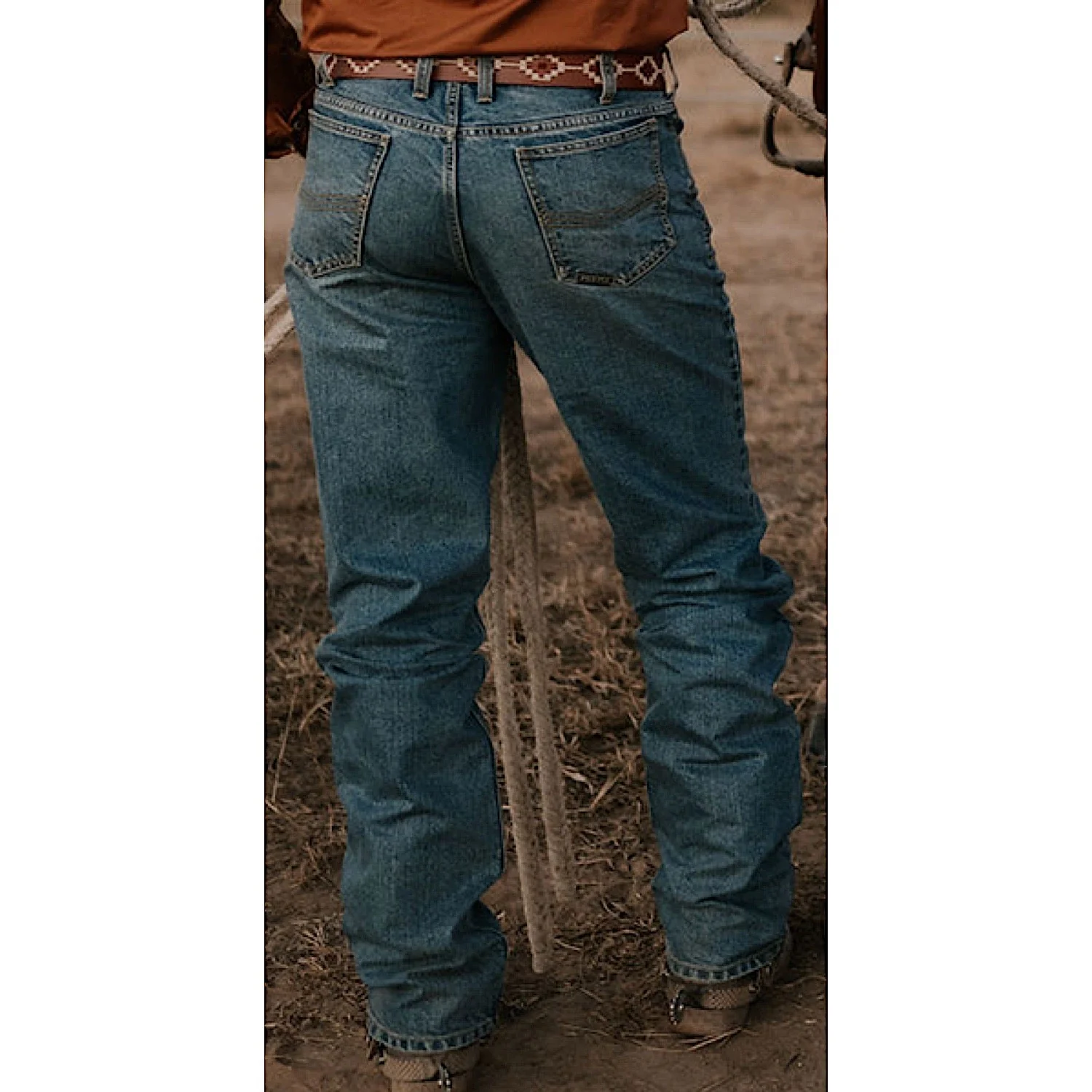 Pilbara Western Men's Angus Jeans - Indigo - Image 6