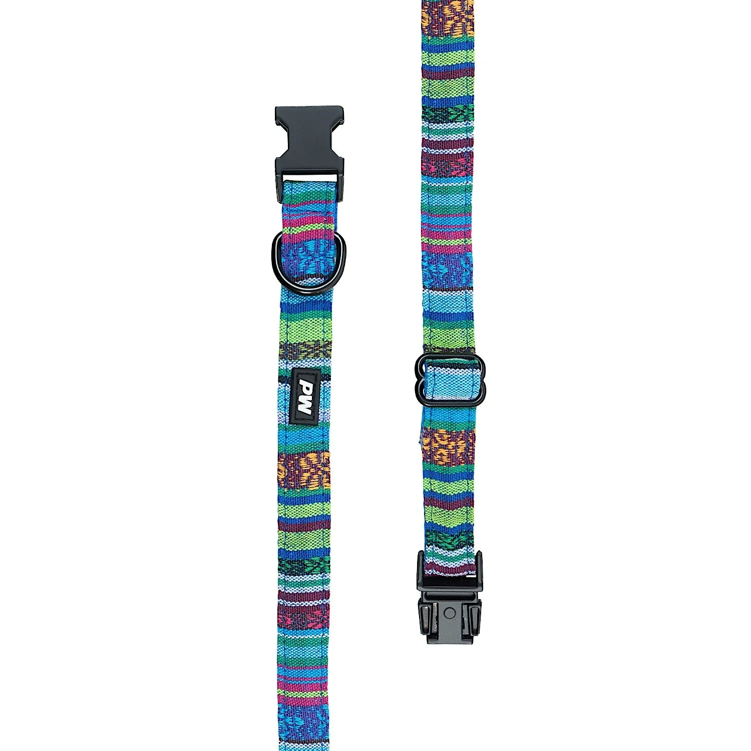 Pure Western Bowie Dog Collar - Blue - Image 2