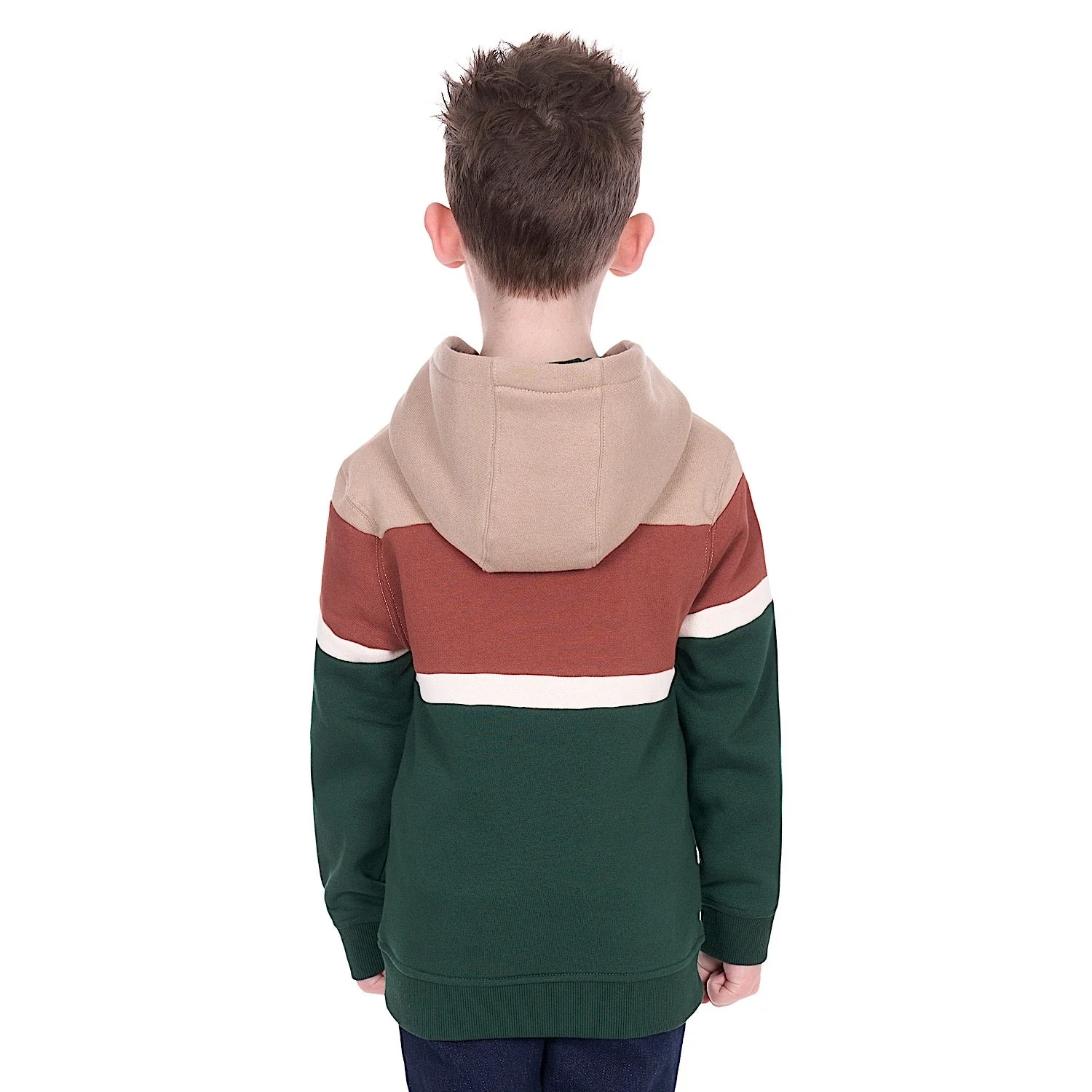 Pure Western Boy's Harry Hoodie - Green/Multi - Image 5