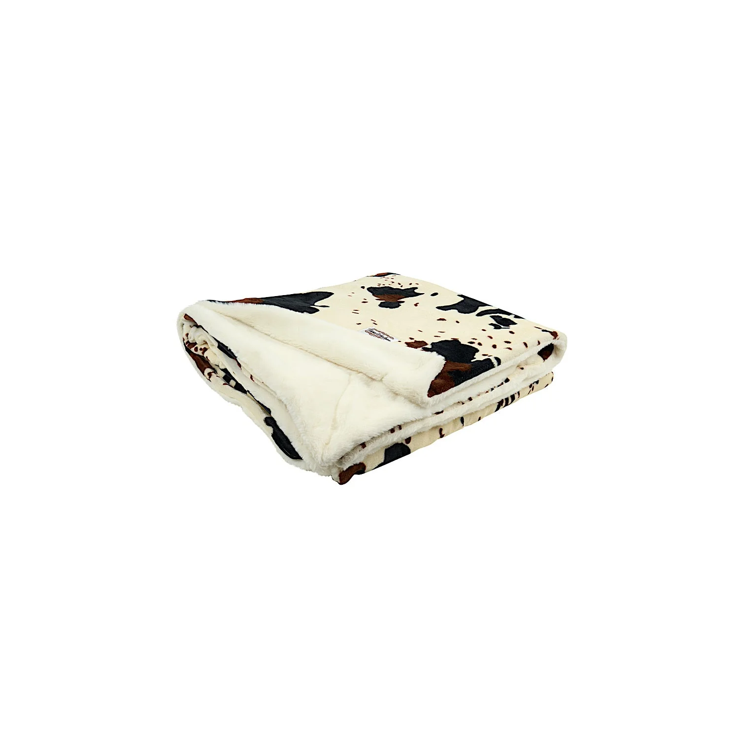 Pure Western Cow Print Snuggle Blanket - Cow Pattern - Image 2