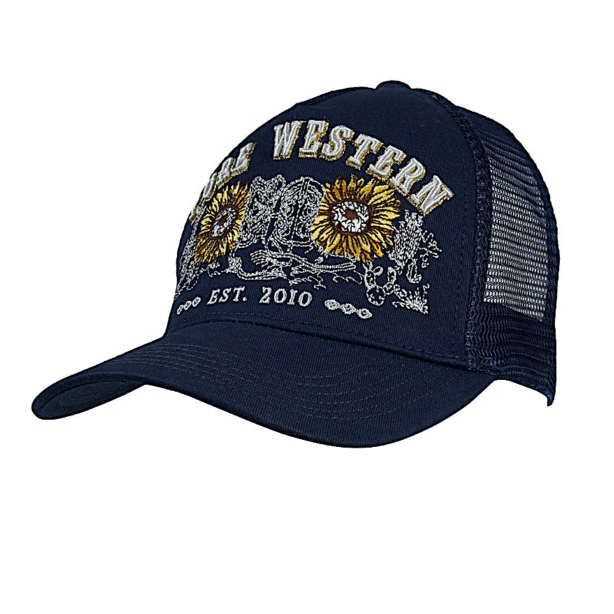 Pure Western Gina Hp Trucker Cap - Navy