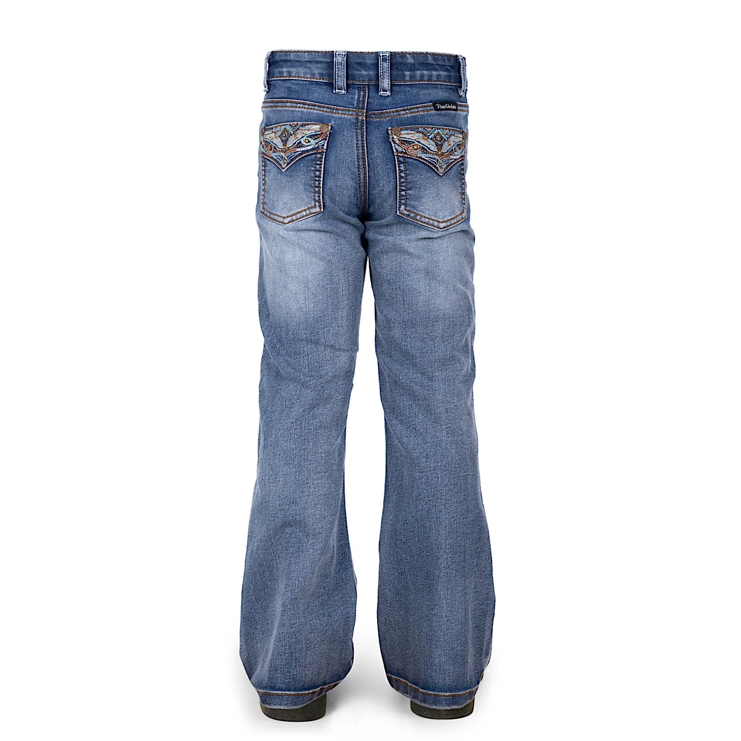 Pure Western Girl's Nina Boot Cut Jean-Moonshine