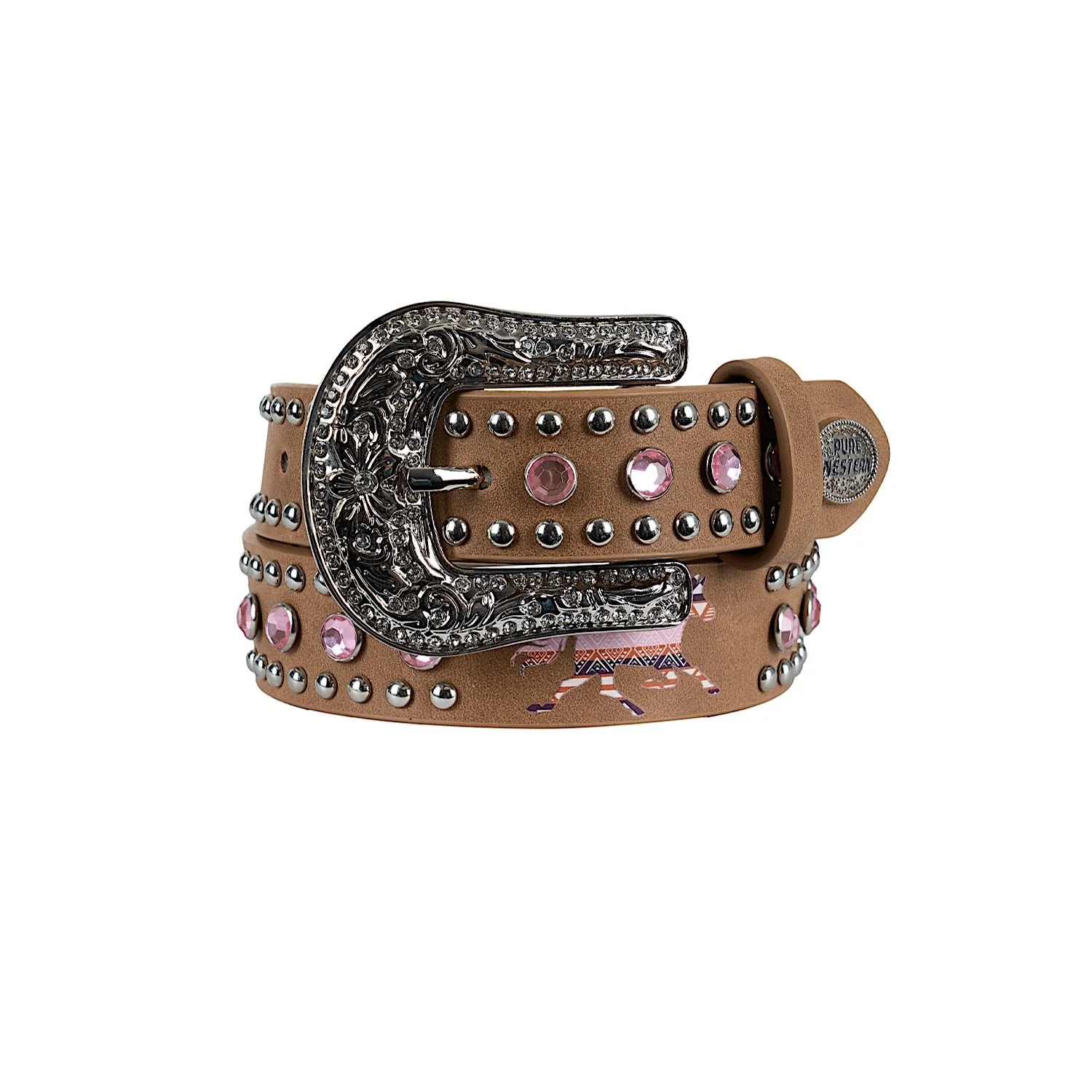 Pure Western Kids Dimity Belt - Light Tan