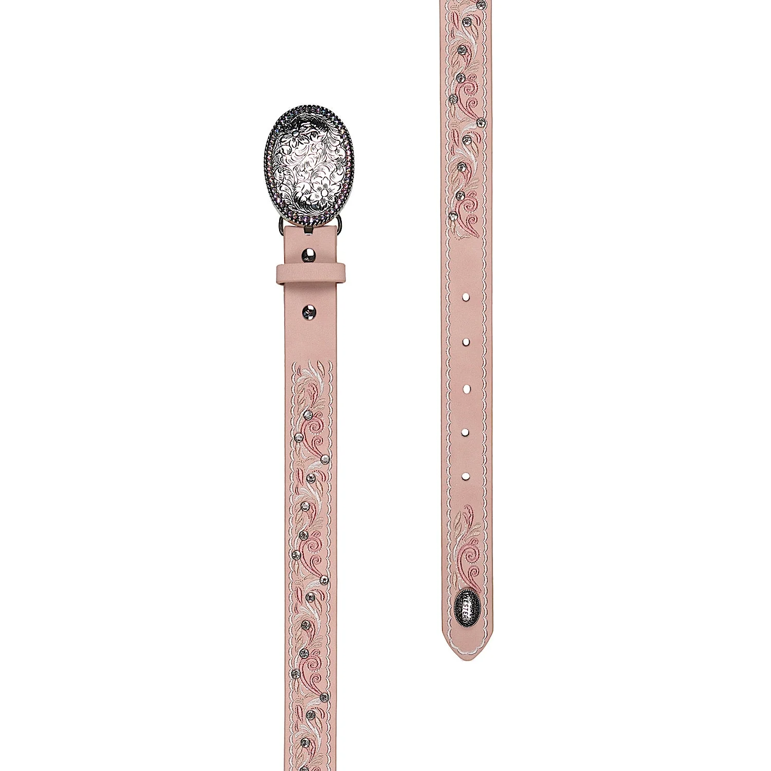 Pure Western Kid's Soleil Belt - Blush - Image 2