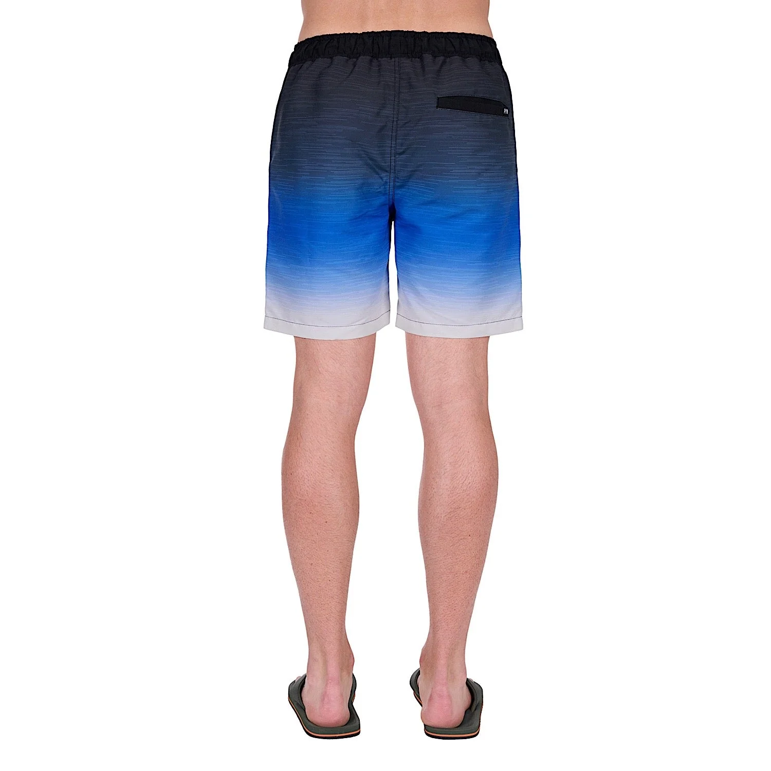 Pure Western Men's Phillip Boardshort - Black/Royal - Image 3