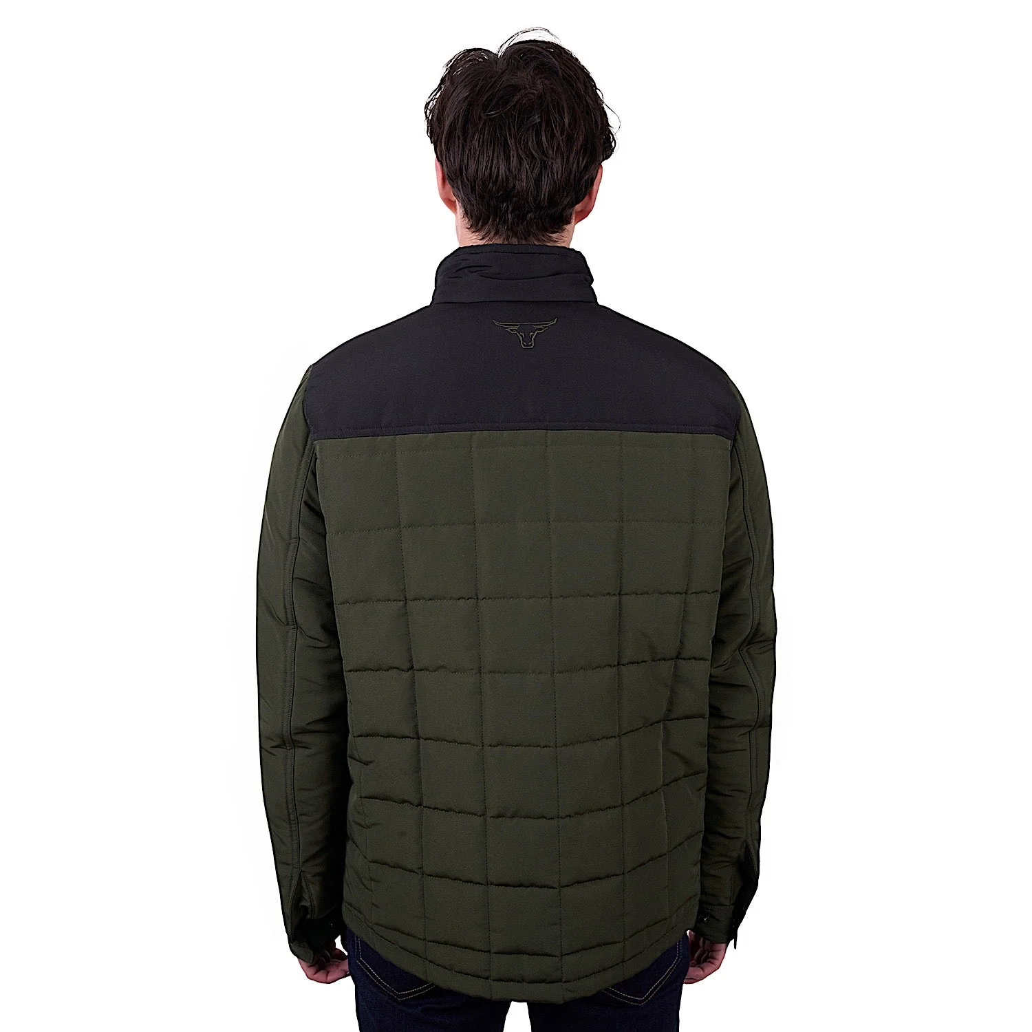 Pure Western Men's Ralph Jacket - Green/Black - Image 3