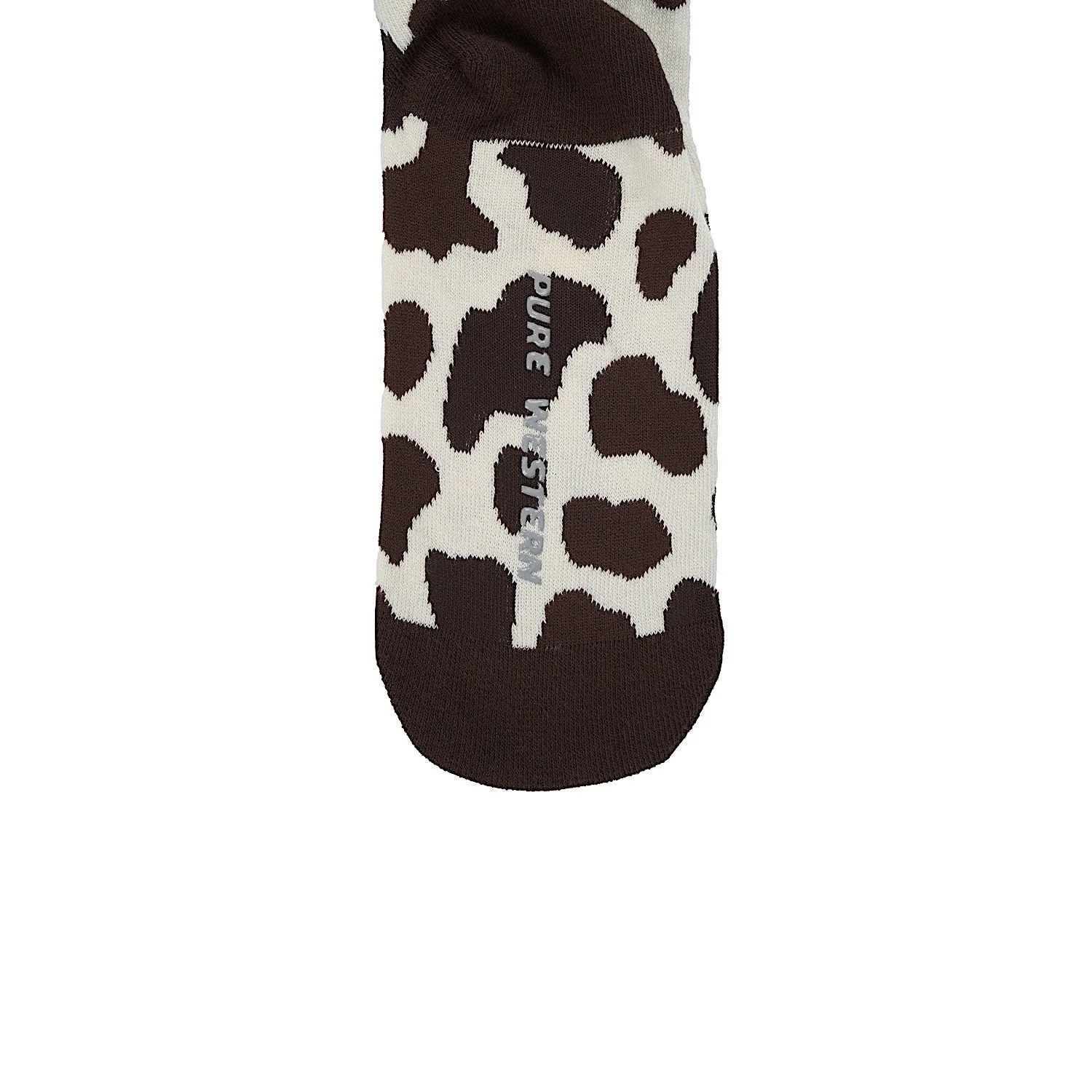 Pure Western Adult Crew Socks (Twin Pack) - Black/Tan - Image 3