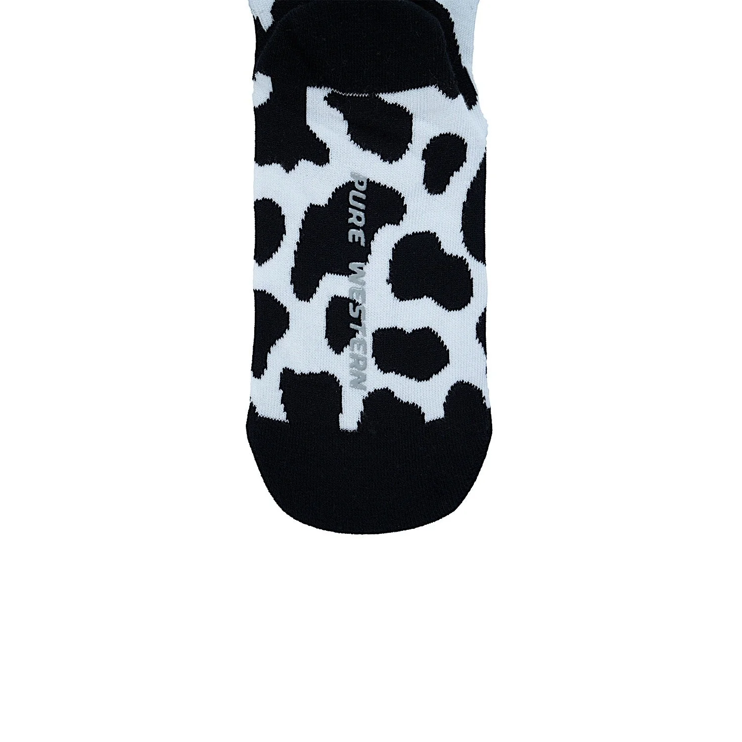 Pure Western Kid's Crew Socks (Twin Pack) - Black/Tan - Image 3