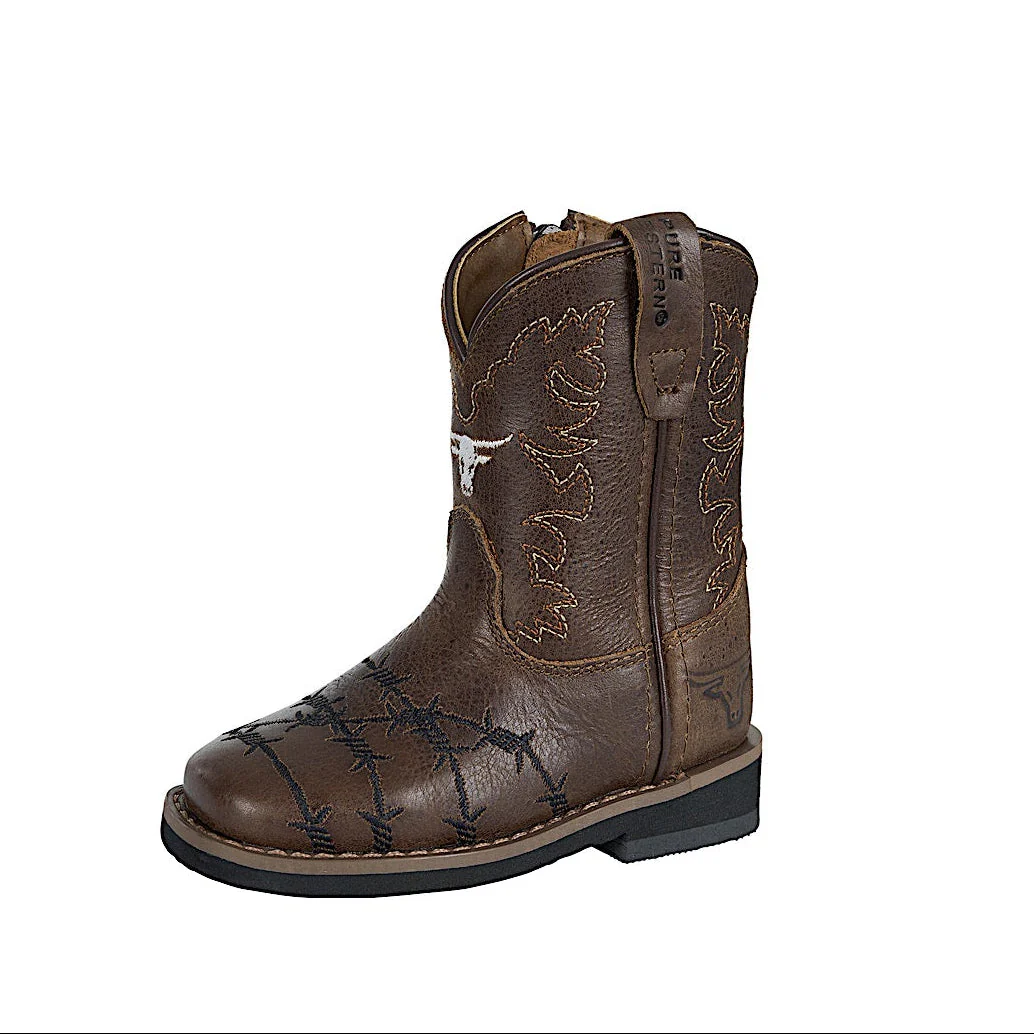 Pure Western Toddler and Children's Denver Boot - Dark Brown - Image 2