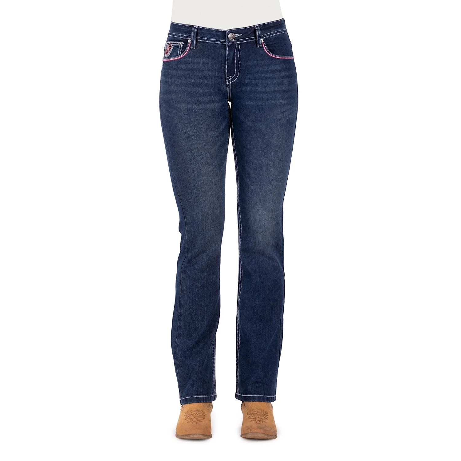 Pure Western Women's Adeline Boot Cut Jean - Evening Sky - Image 2