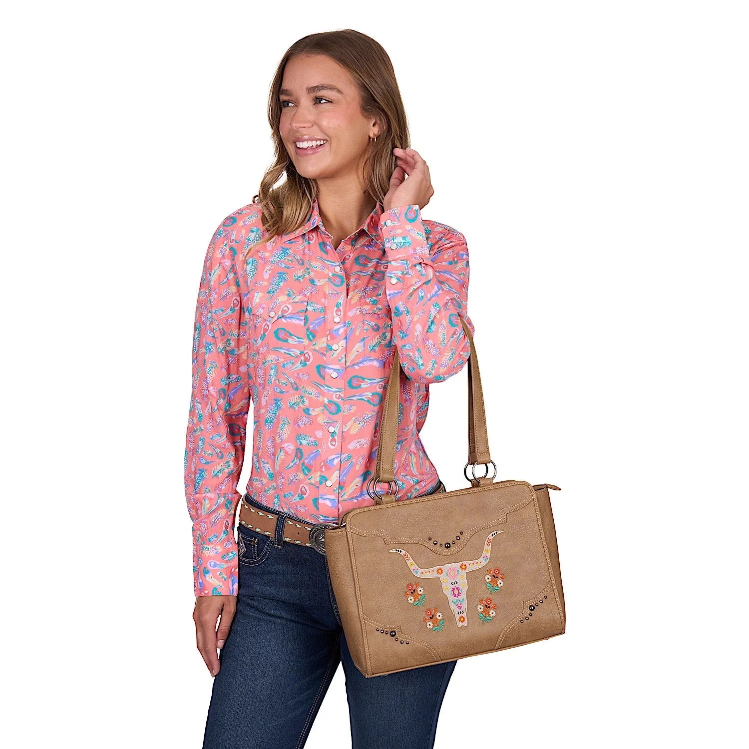 Pure Western Women's Audrey Shirt - Multi