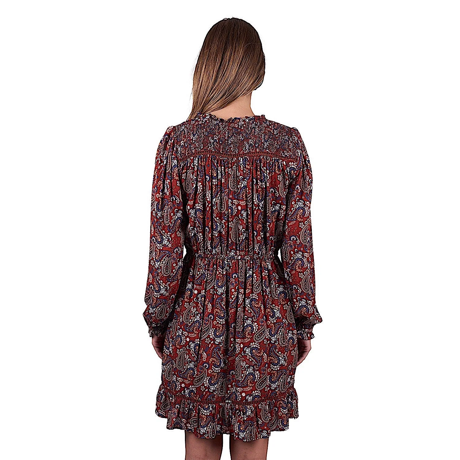Pure Western Women's Brady Dress - Rust - Image 3