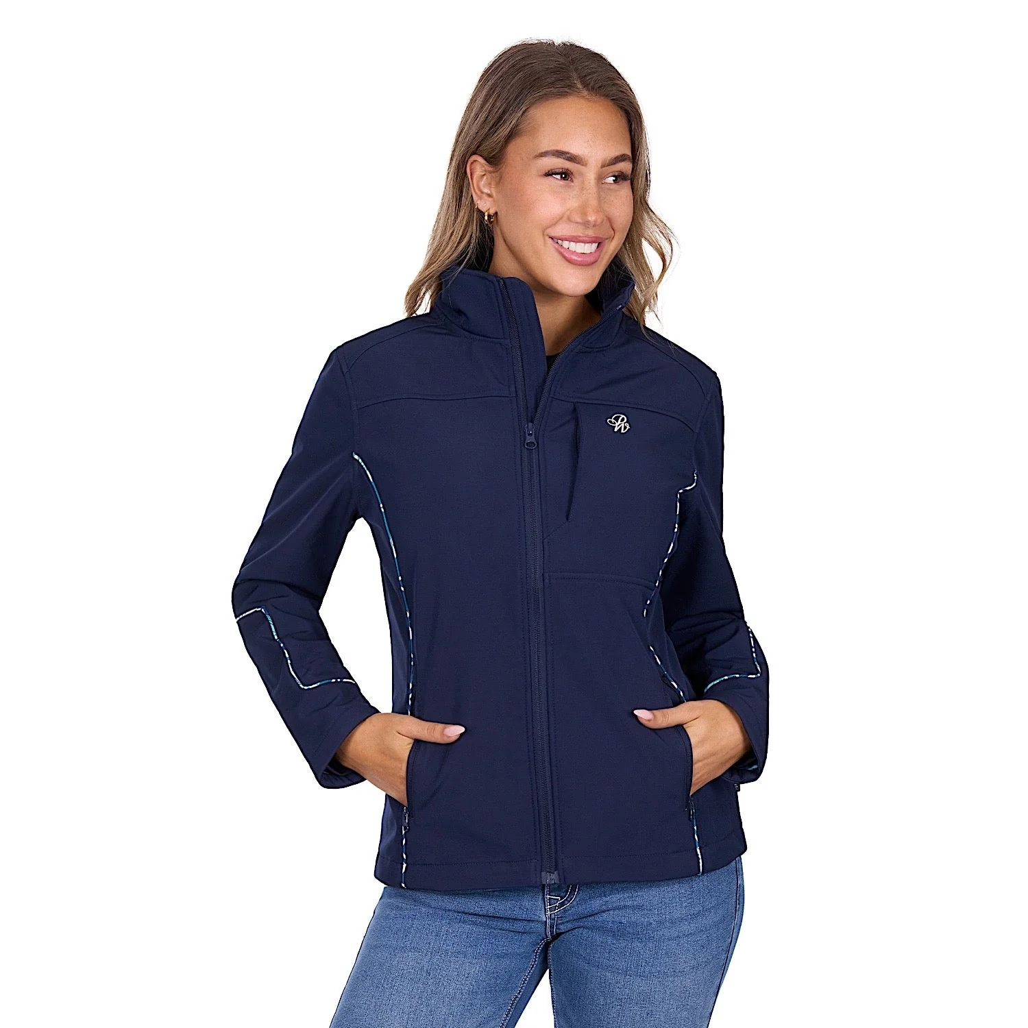 Pure Western Women's Corine Softshell Jacket - Navy
