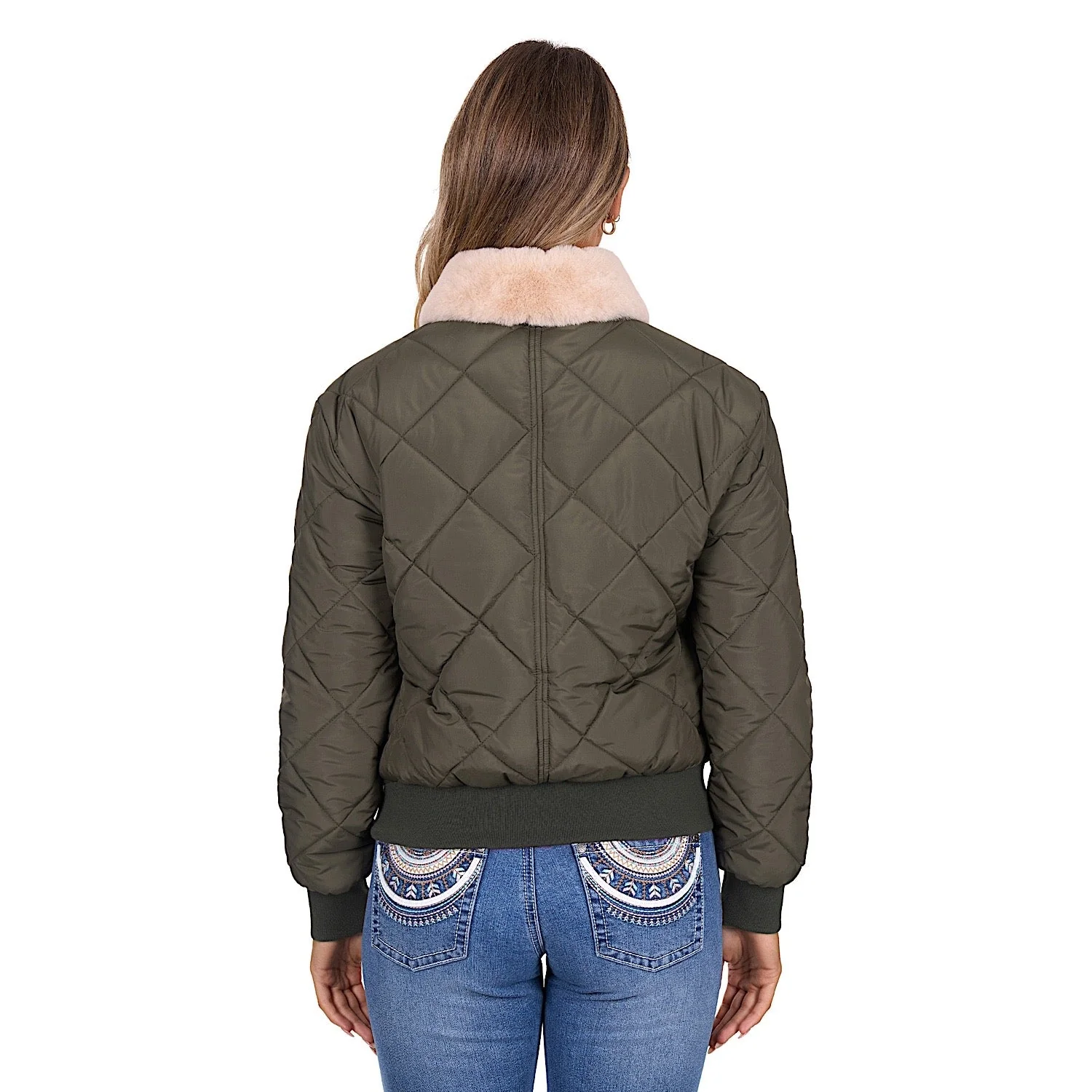 Pure Western Women's Emelia Jacket - Green - Image 5