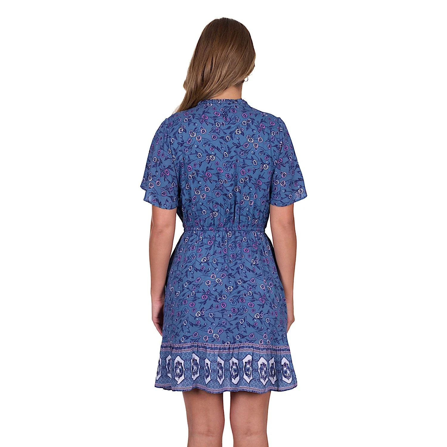 Pure Western Women's Farrah Dress - Blue - Image 3