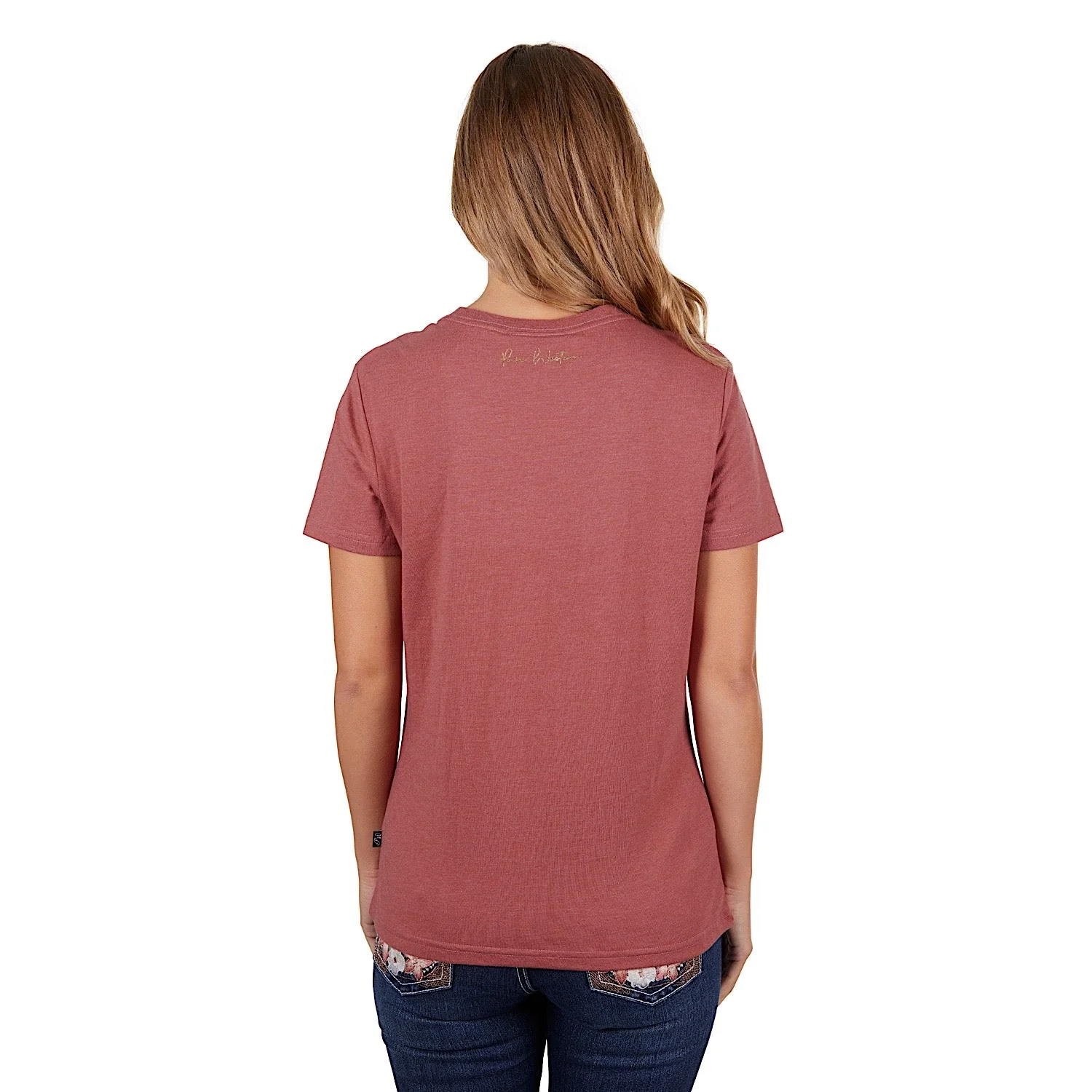 Pure Western Women's Juliet Tee Rose - Image 5