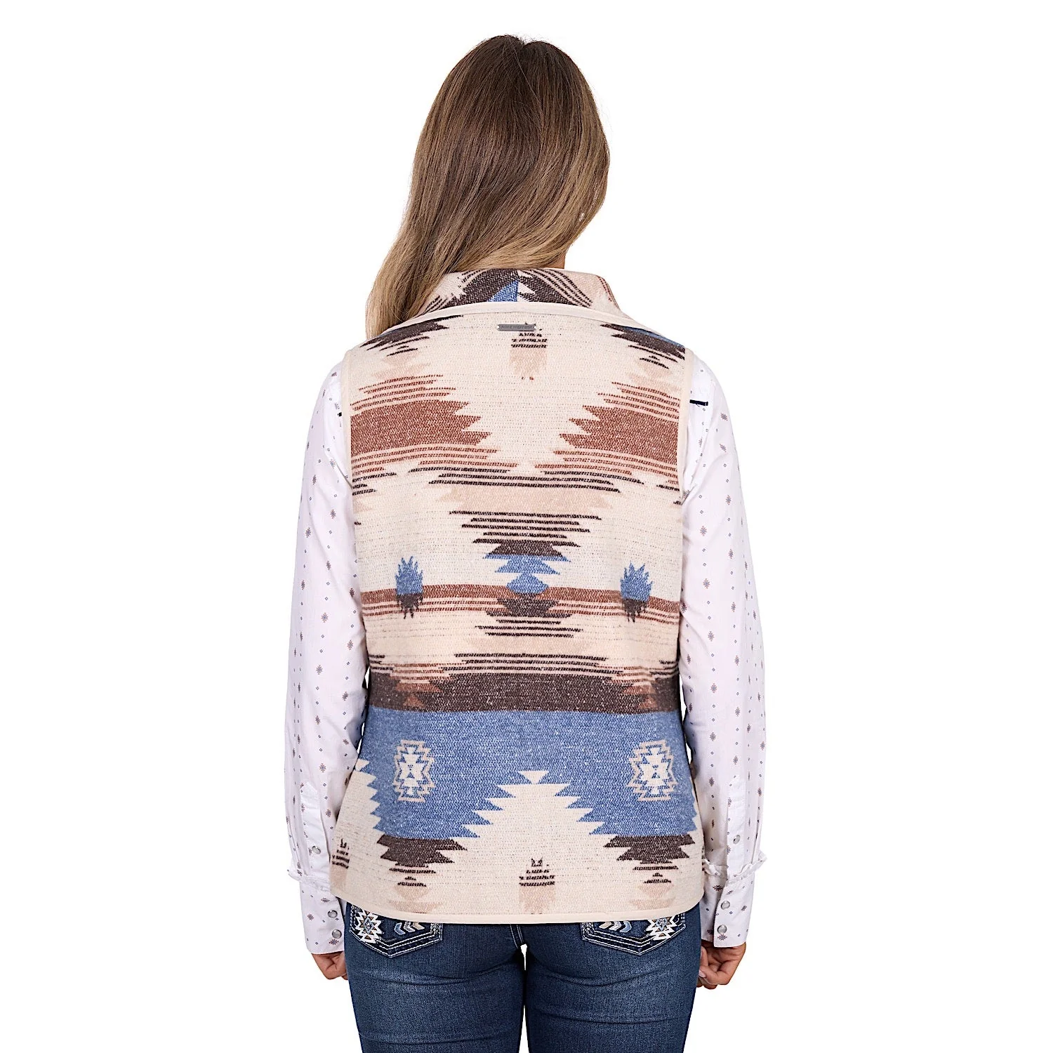 Pure Western Women's Keegan Waterfall Vest - Multi - Image 3