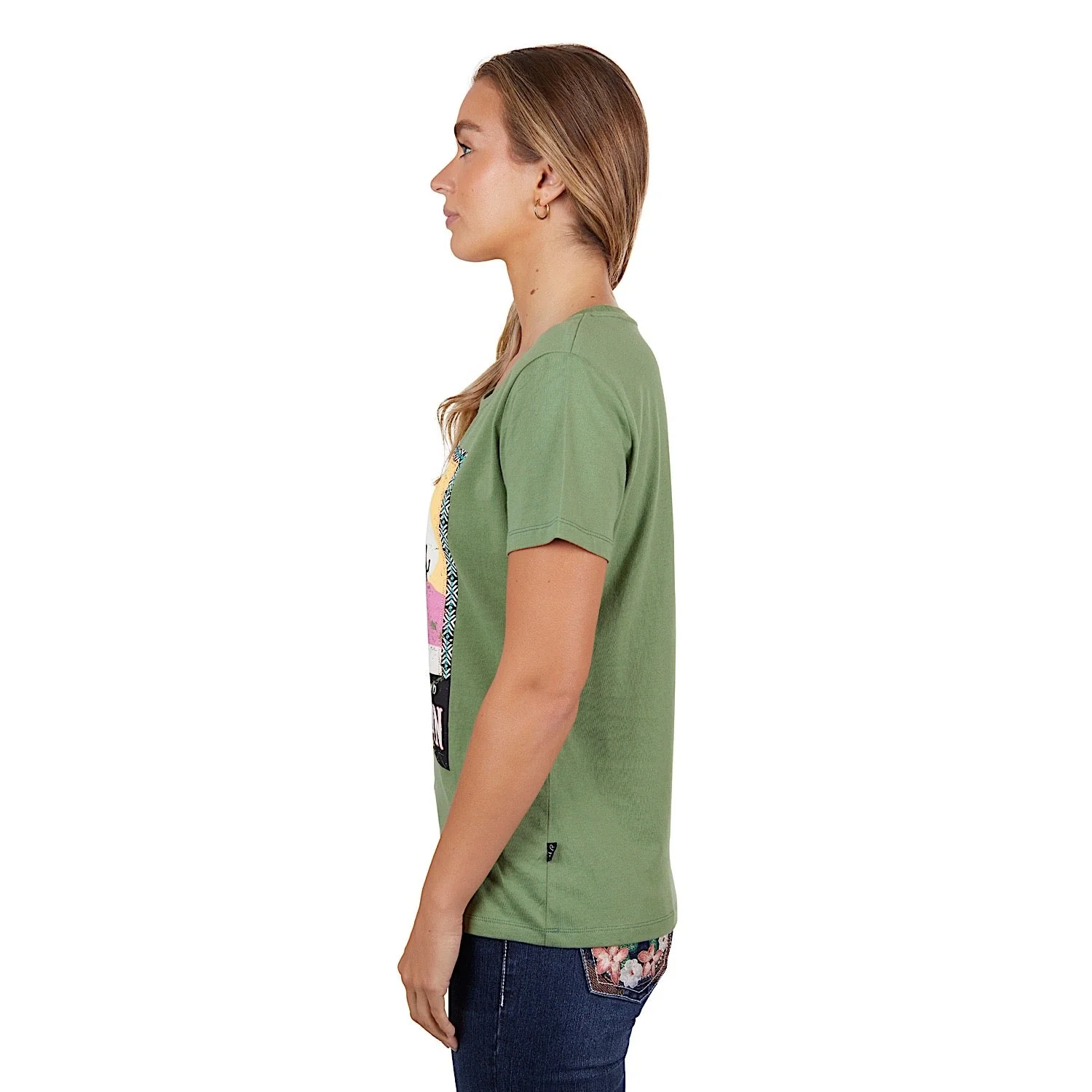 Pure Western Women's Lauren Tee Moss - Image 4