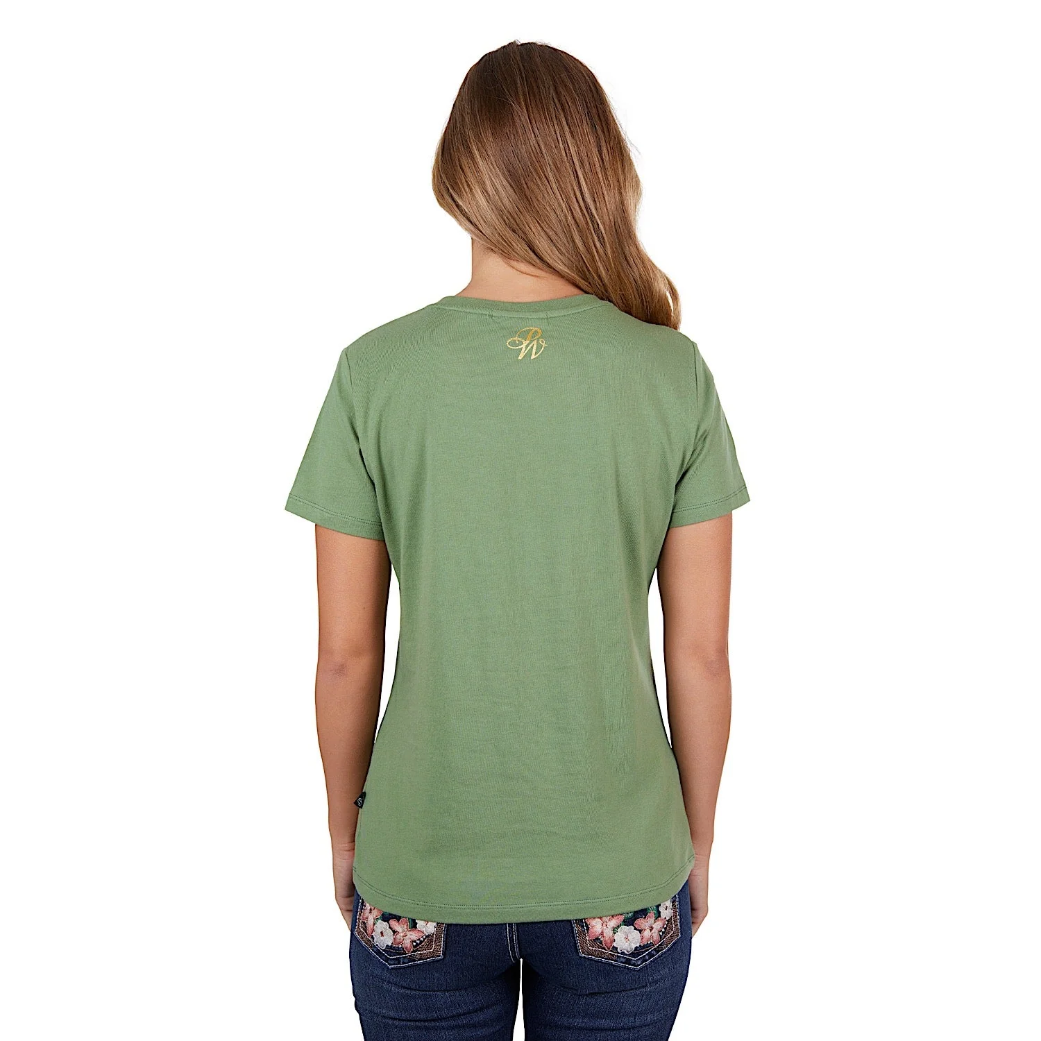 Pure Western Women's Lauren Tee Moss - Image 5
