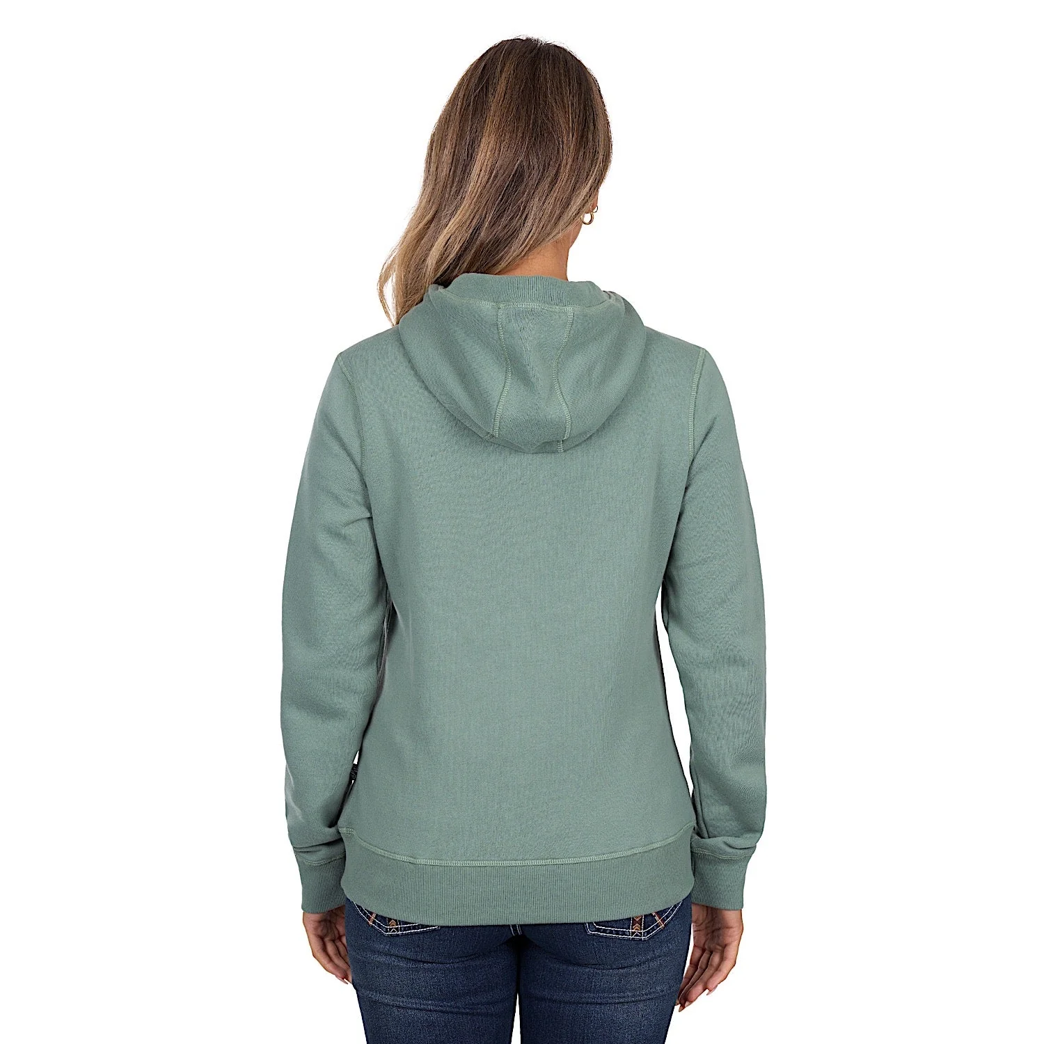 Pure Western Women's Libbie Hoodie - Green - Image 4