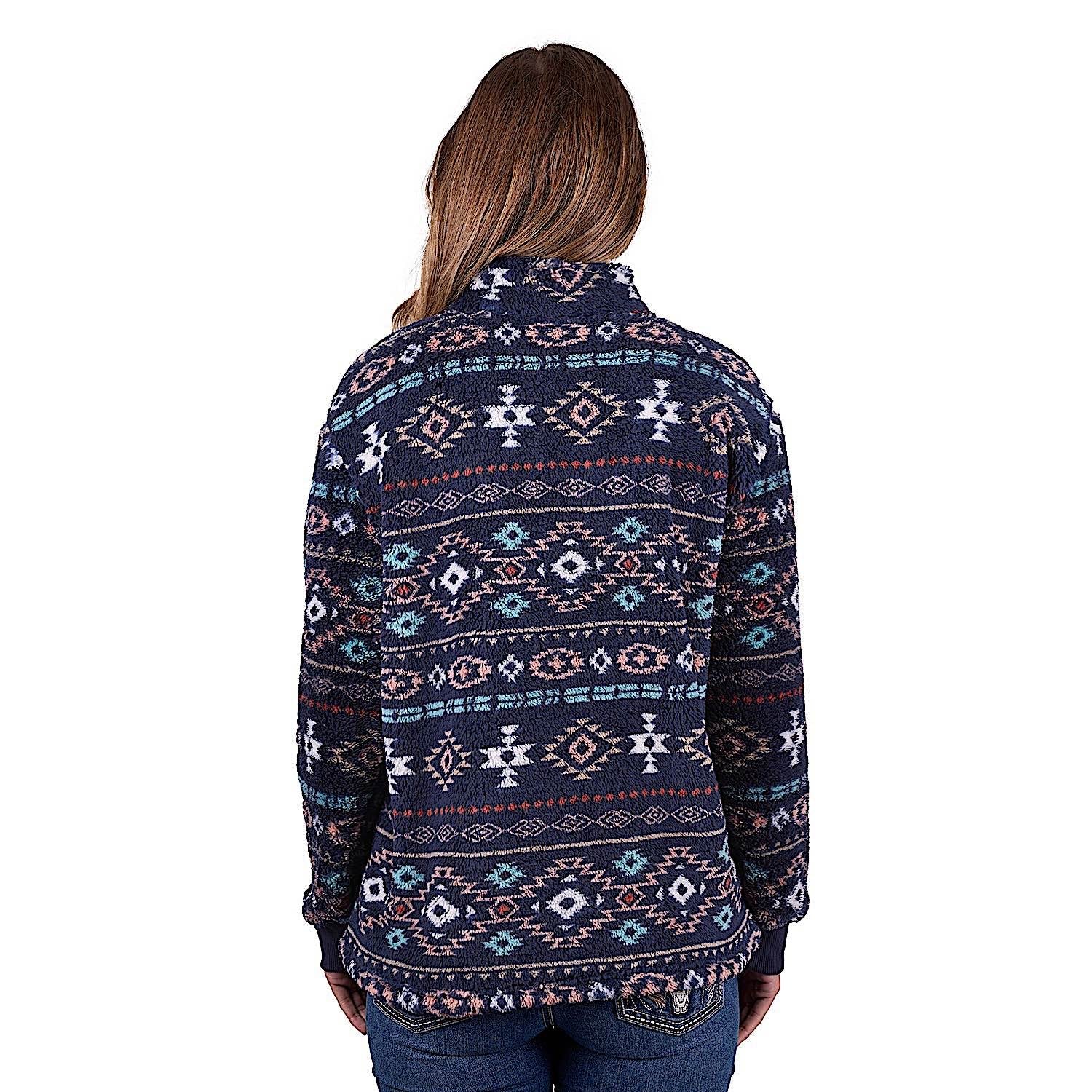 Pure Western Women's Luna 1/4 Zip Pullover - Multi - Image 2