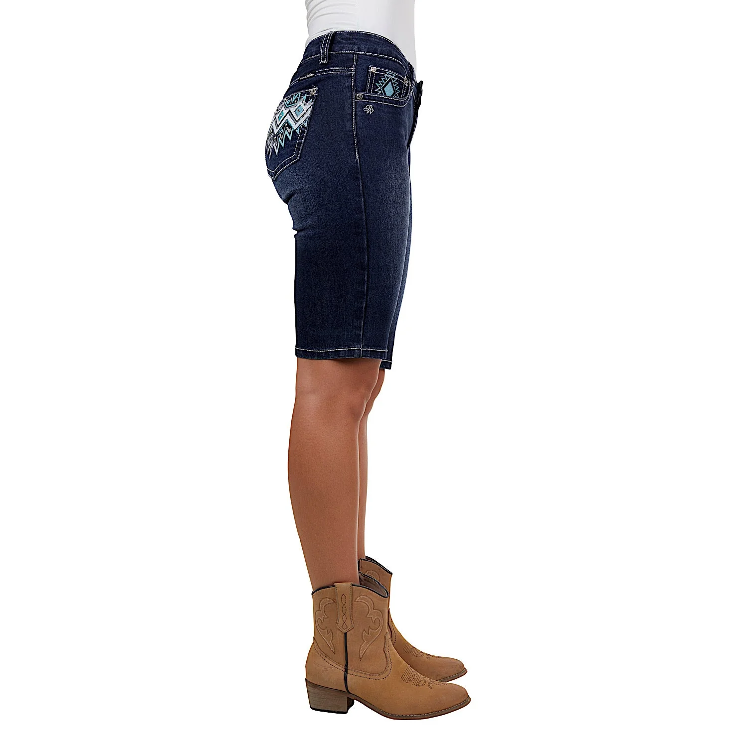 Pure Western Women's Serena Short Texas Sky - Image 4