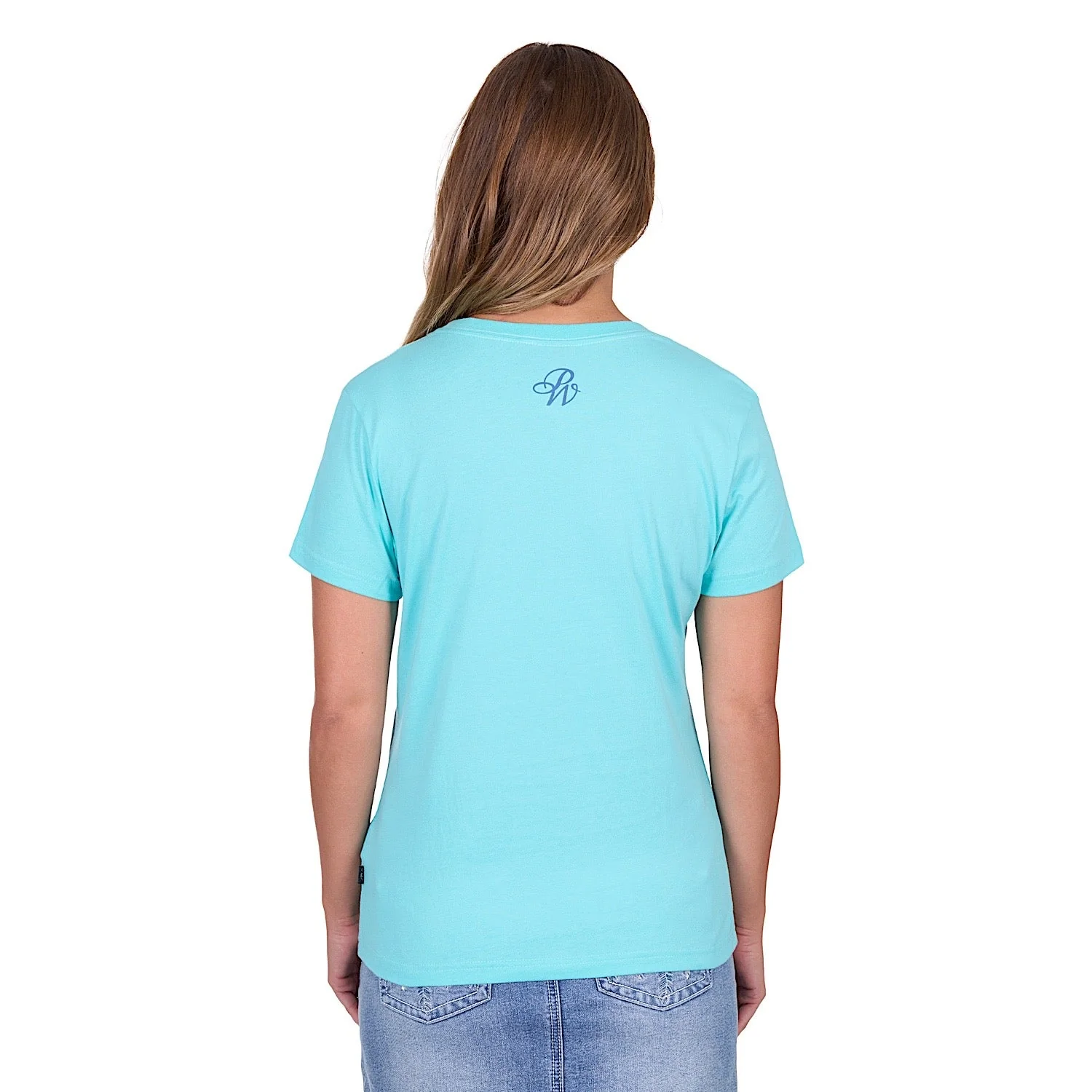 Pure Western Women's Shelly Tee - Turquoise - Image 3