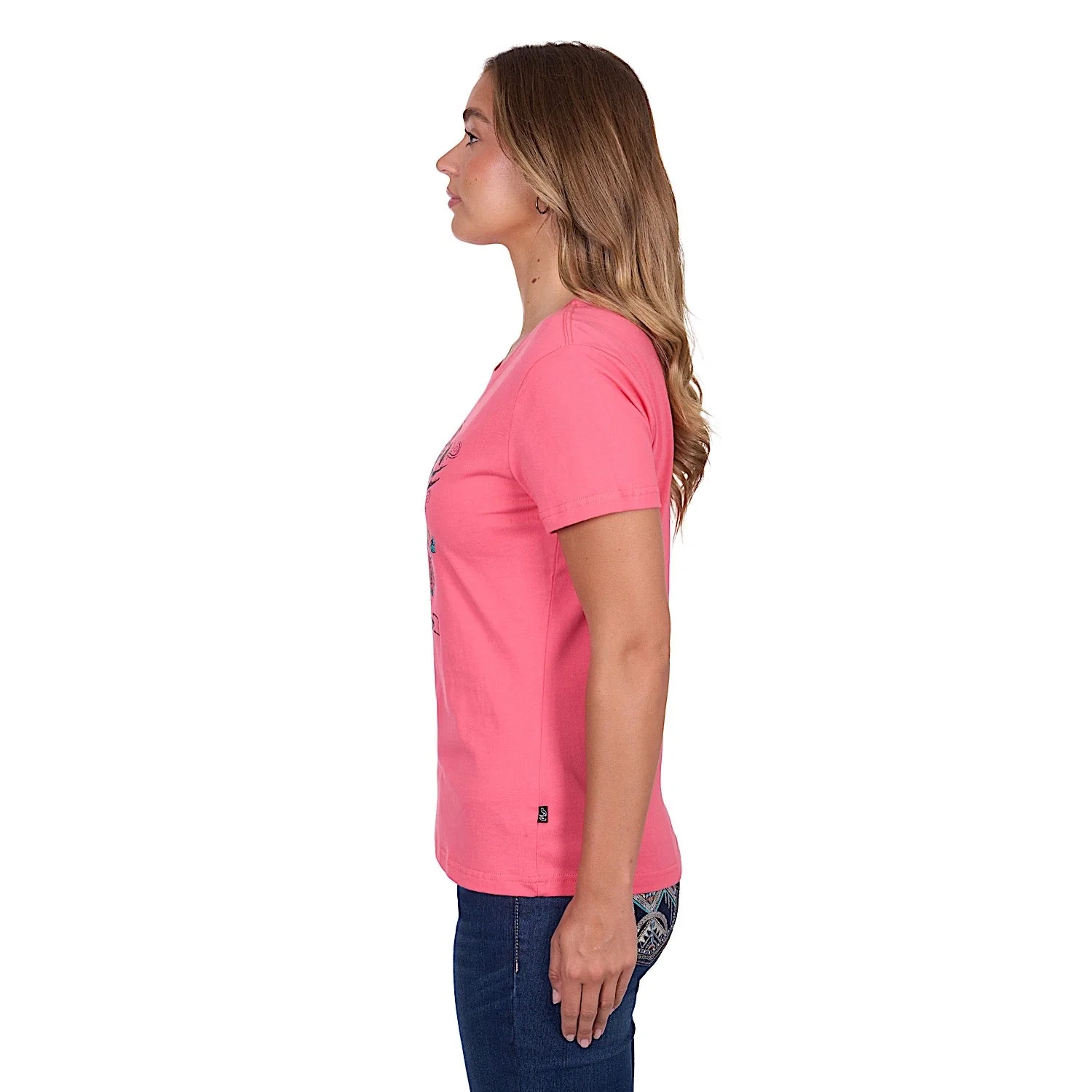 Pure Western Women's Tammy Tee - Pink - Image 2
