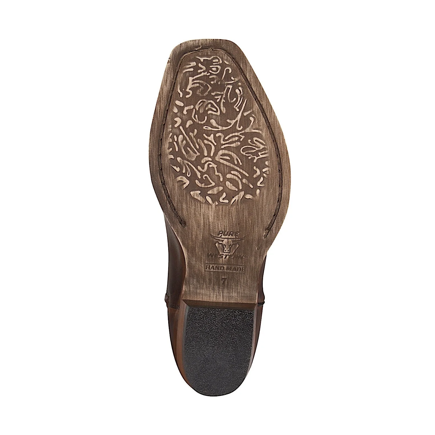 Pure Western Women's Vegas Boot - Oily Brown/Plum - Image 2