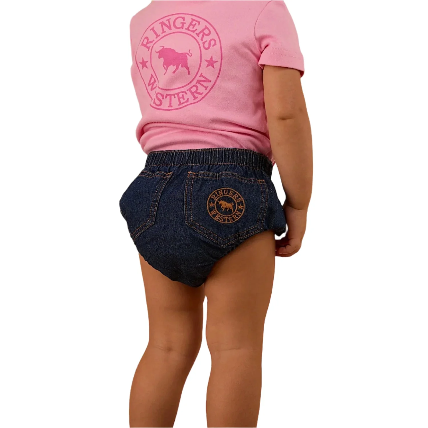Ringers Western Babies Mila Nappy Bloomer - Classic Blue - Image 3