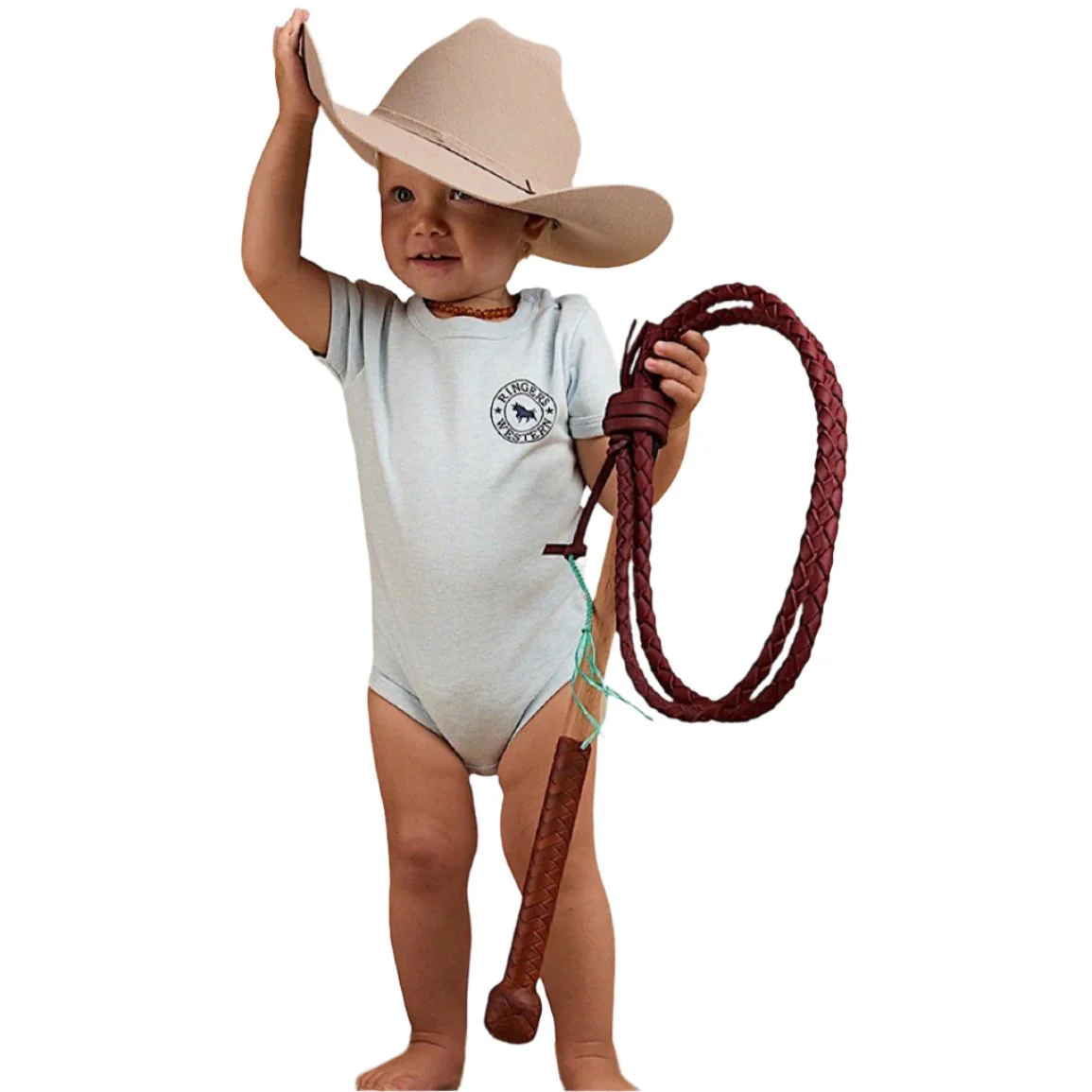 Ringers Western Babies Romper - Sky Blue - Image 2