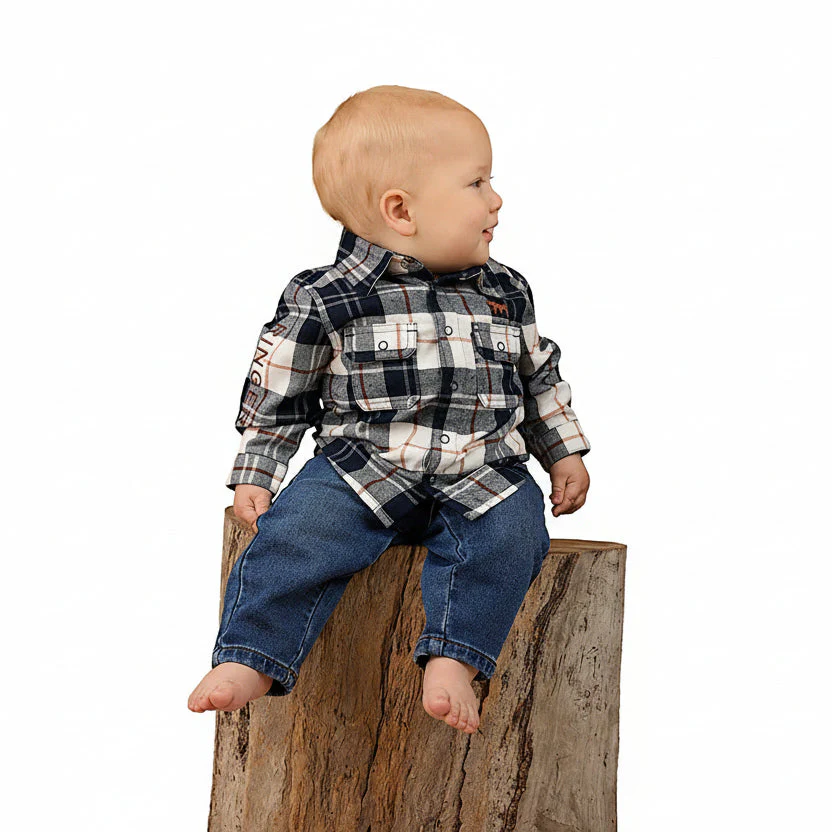Ringers Western Babies Rusty Denim Pull On Jean - Classic Blue - Image 3