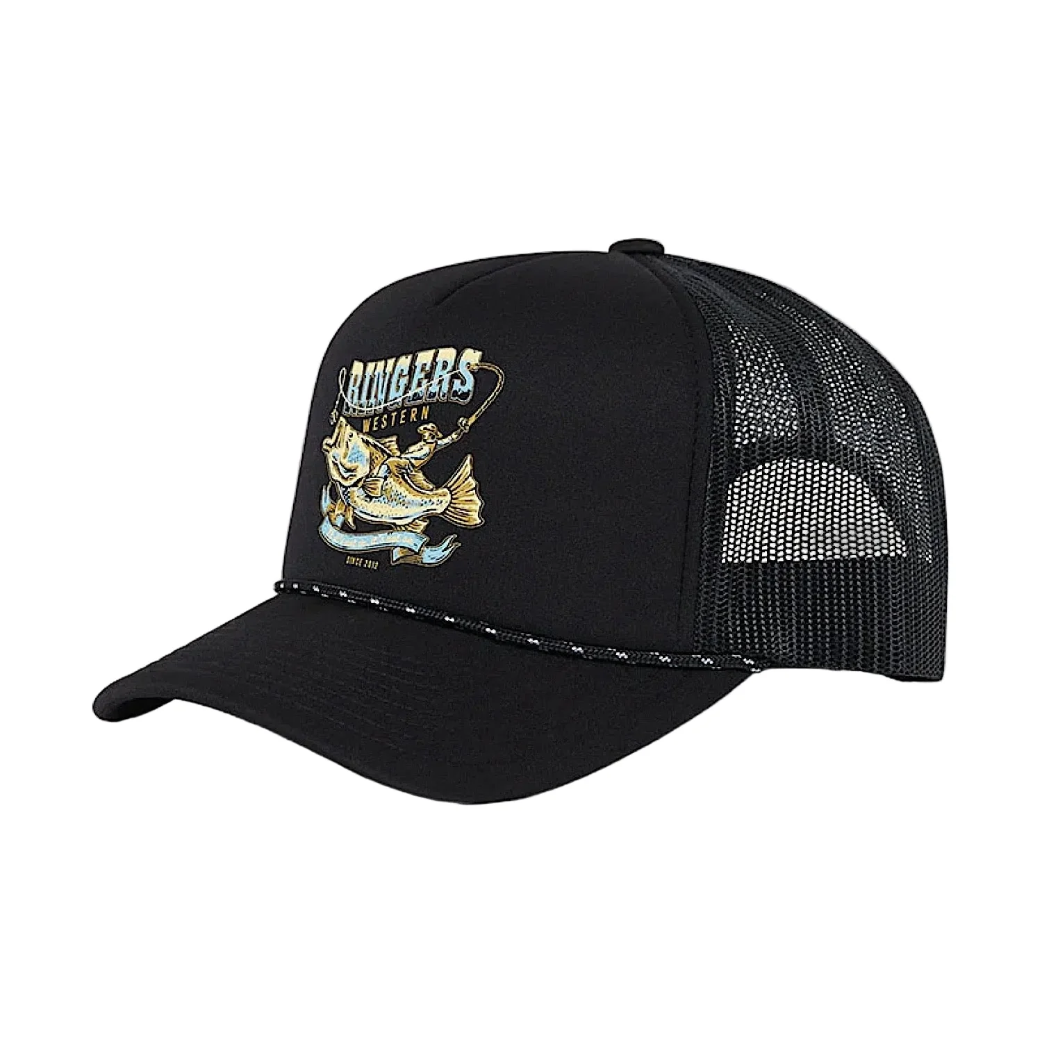 Ringers Western Bucking Barra Foam Cap - Black
