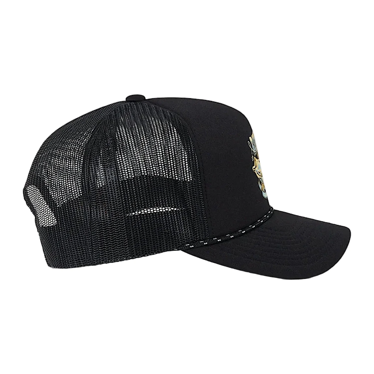 Ringers Western Bucking Barra Foam Cap - Black - Image 2