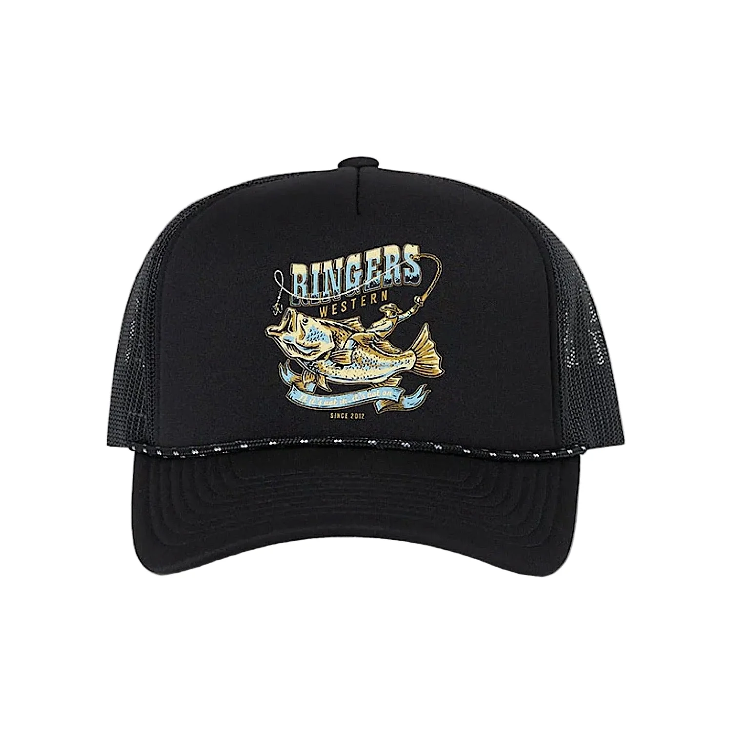 Ringers Western Bucking Barra Foam Cap - Black - Image 3