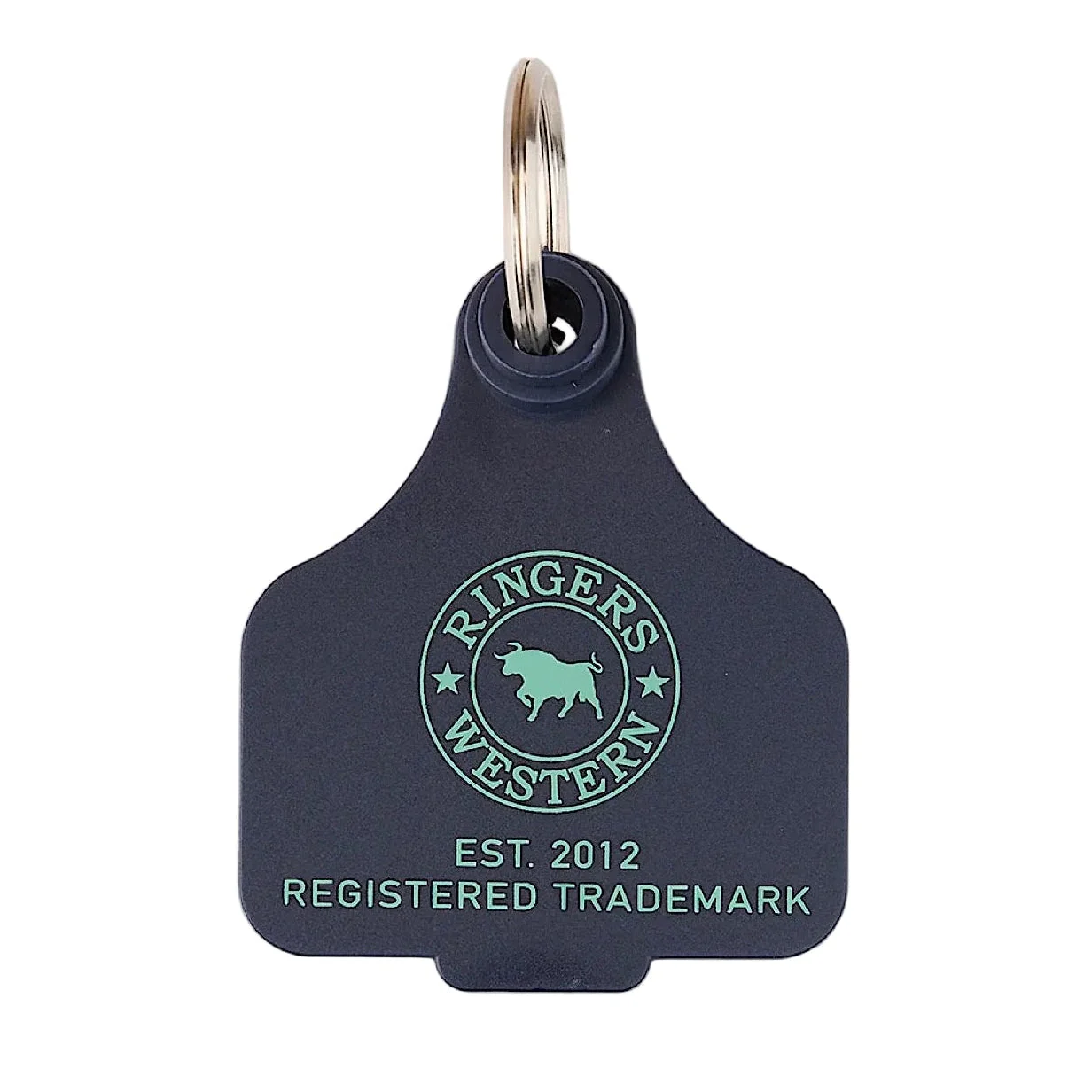 Ringers Western Cattle Tag - Navy/Deep Mint