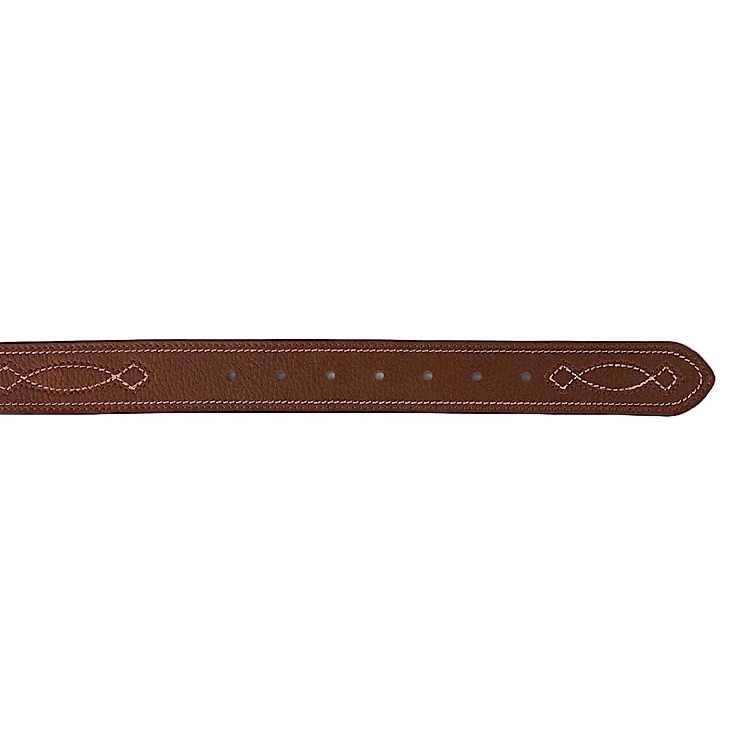 Ringers Western Crossover Belt - Brown/Gold - Image 4