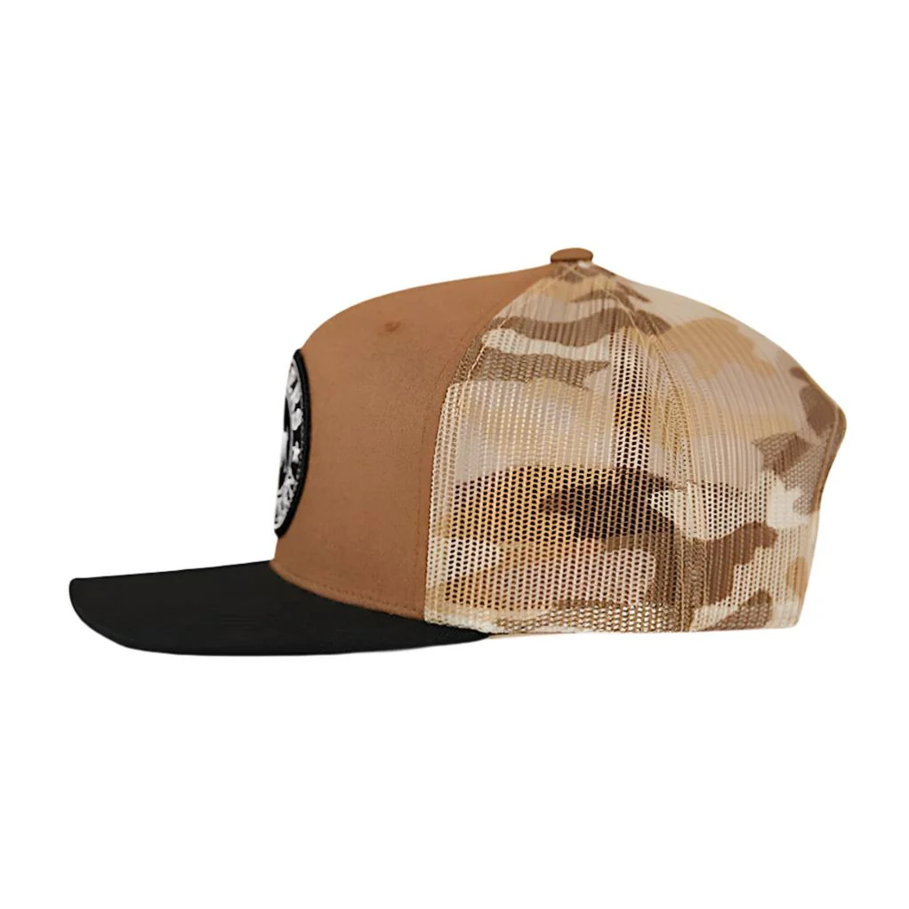 Ringers Western Dalby Flat Brim Trucker Cap - Clay - Image 2