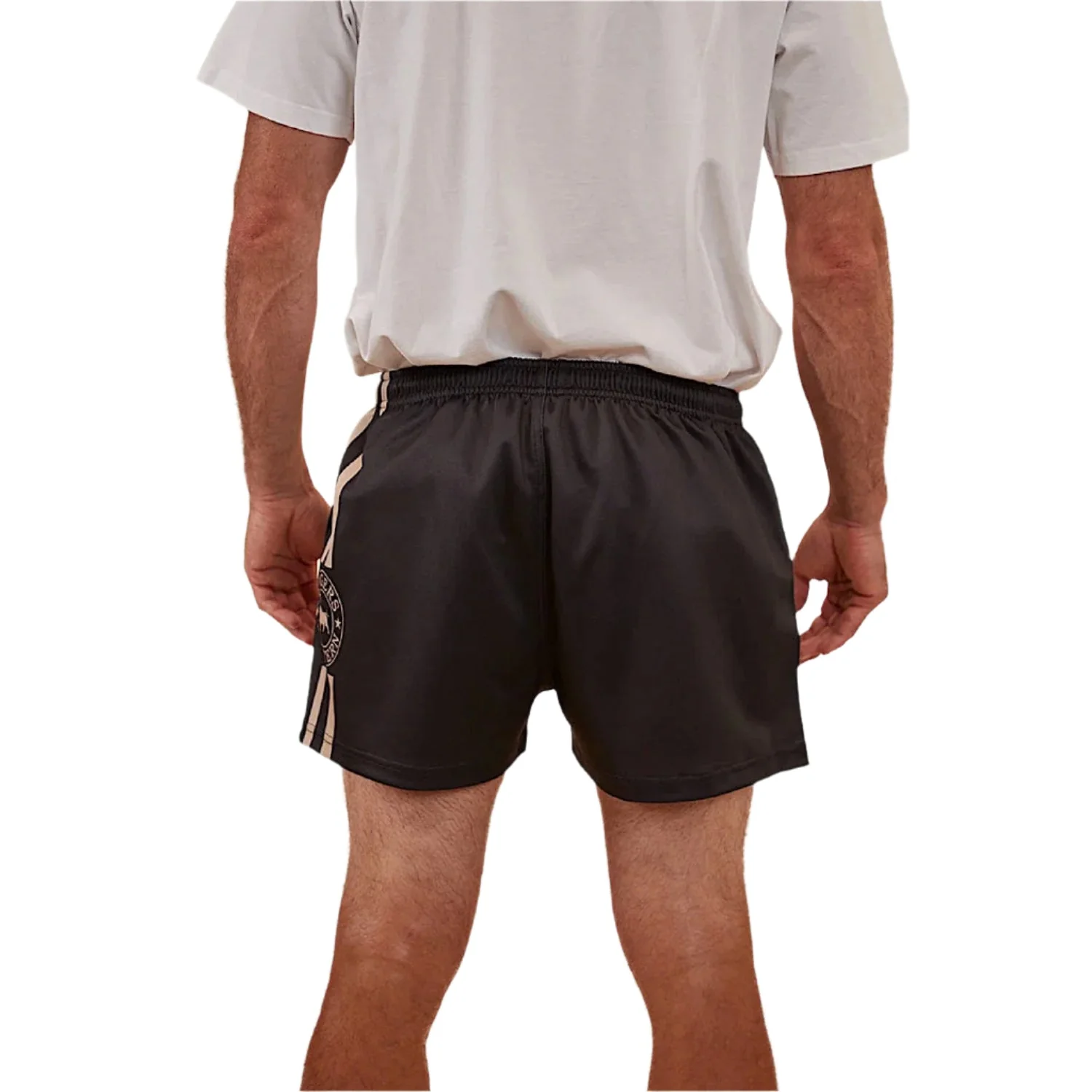 Ringers Western Footy Short - Black/orange - Image 3