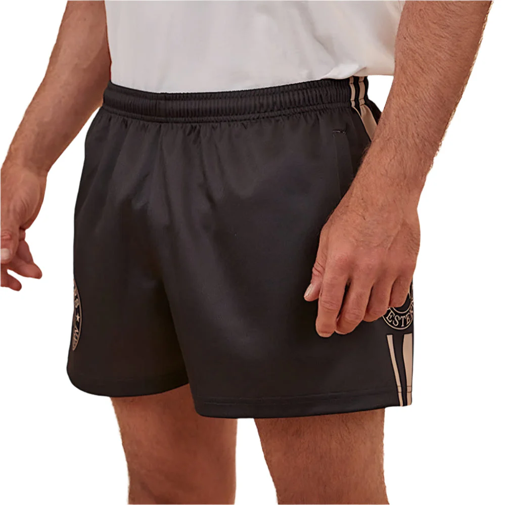 Ringers Western Footy Short - Black/orange - Image 4