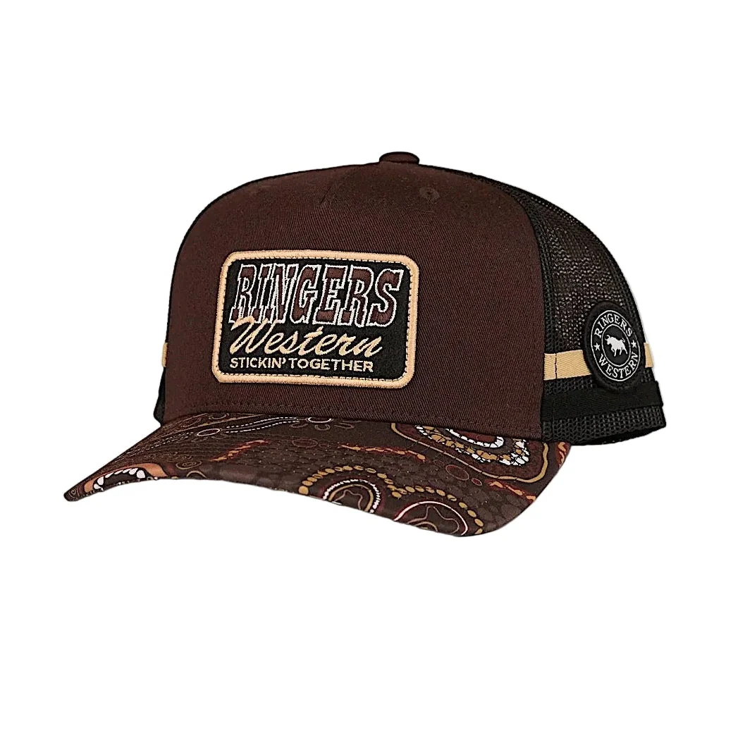 Ringers Western Garbala Trucker Cap - Dark Chocolate