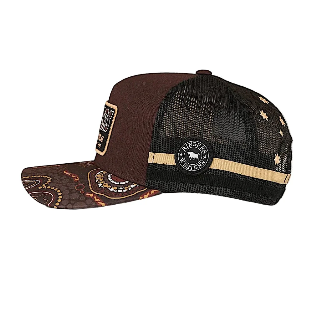 Ringers Western Garbala Trucker Cap - Dark Chocolate - Image 2