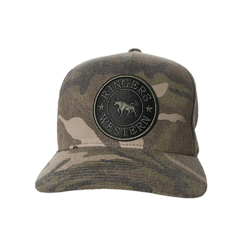 Ringers Western Grover Canvas Baseball Cap - Camo - Image 2